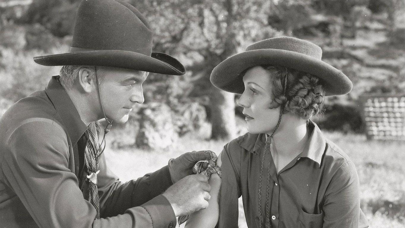 Rustlers' Valley 1937 movie scene