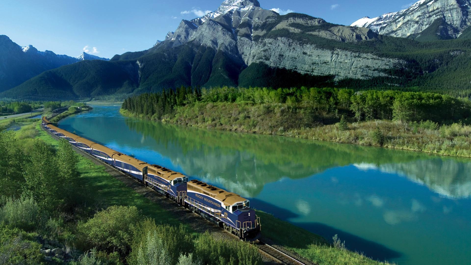 The Canadian Rockies by Rail 2016 movie scene