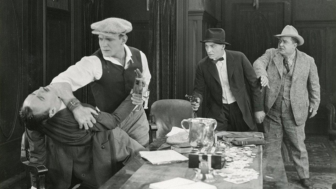 The Fast Mail 1922 movie scene