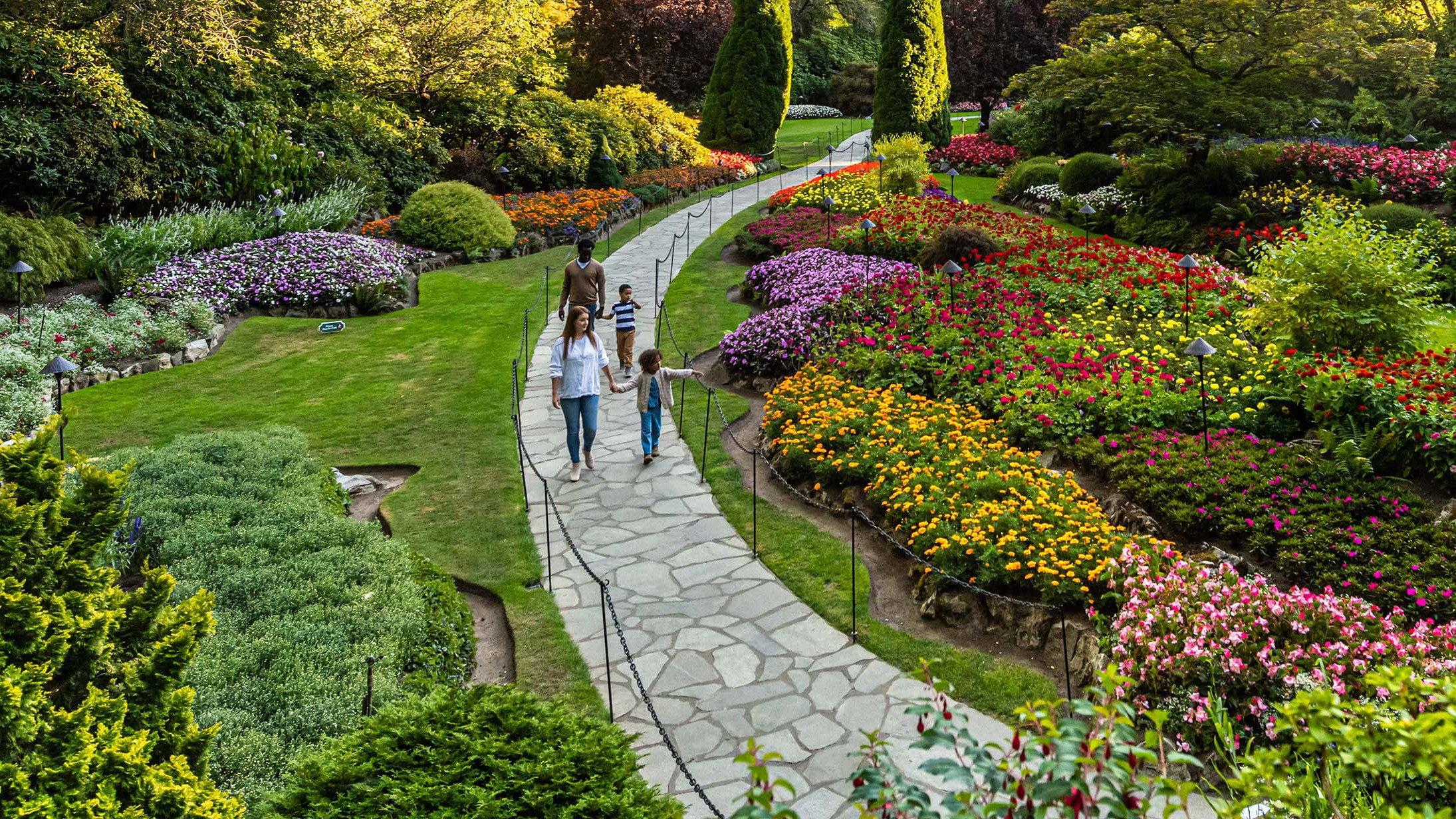 The Butchart Gardens 1991 movie scene