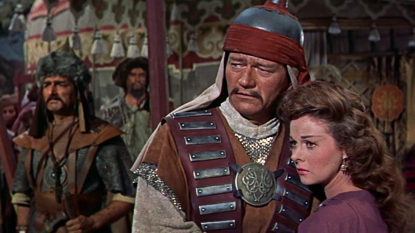 The Conqueror 1956 movie scene