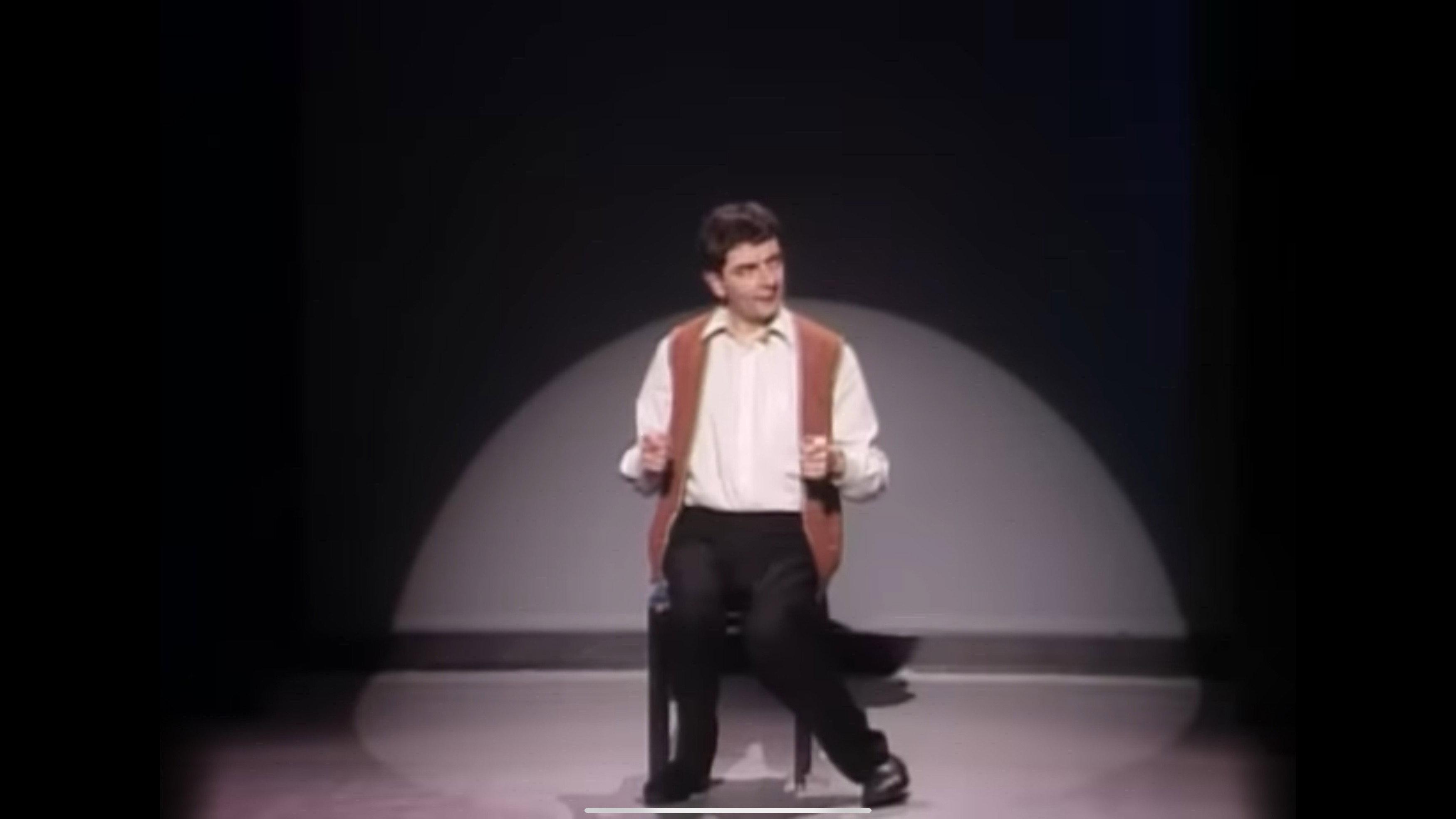Rowan Atkinson Live: Invisible Drum Kit 1992 movie scene
