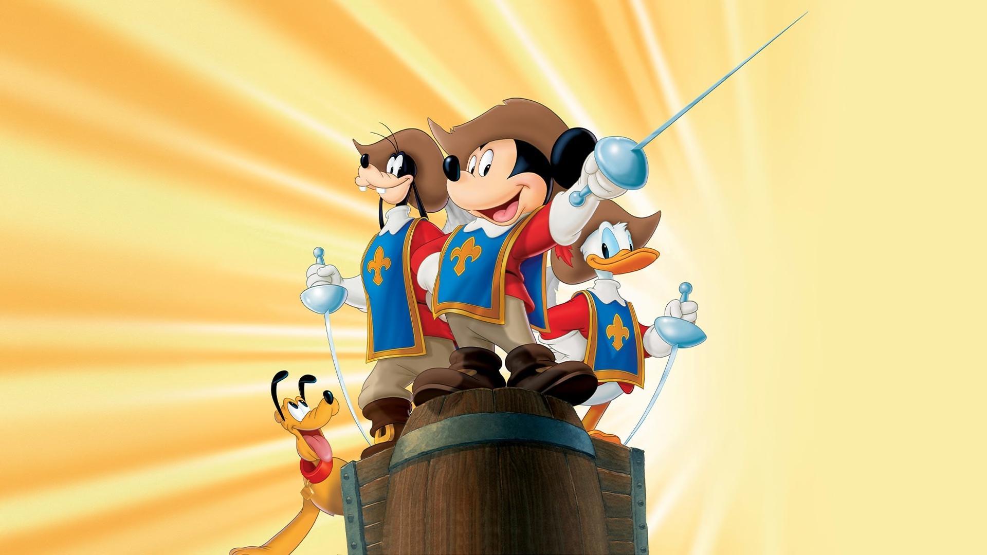 Mickey, Donald, Goofy: The Three Musketeers 2004 movie scene