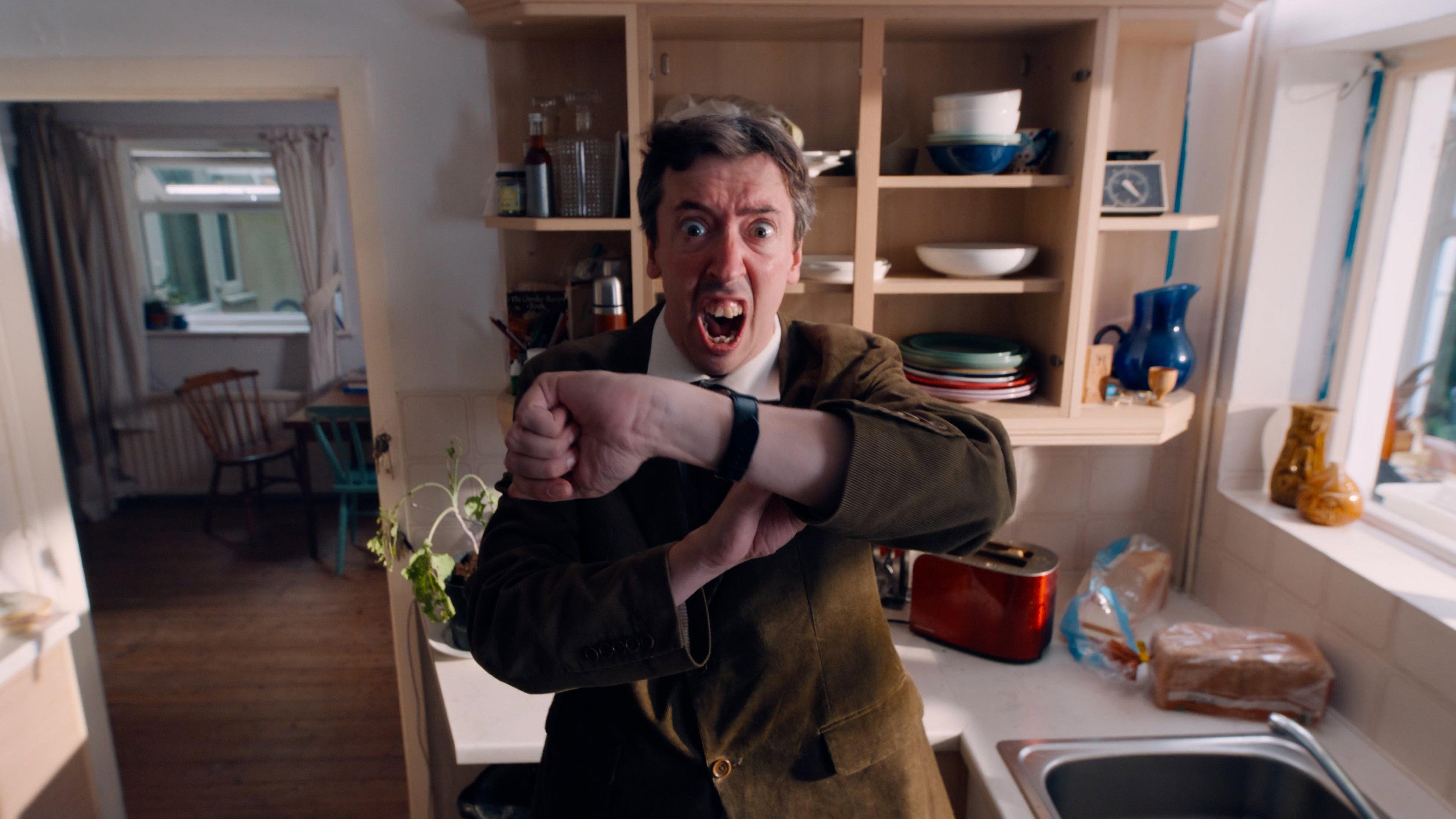 Harvey Greenfield Is Running Late 2023 movie scene