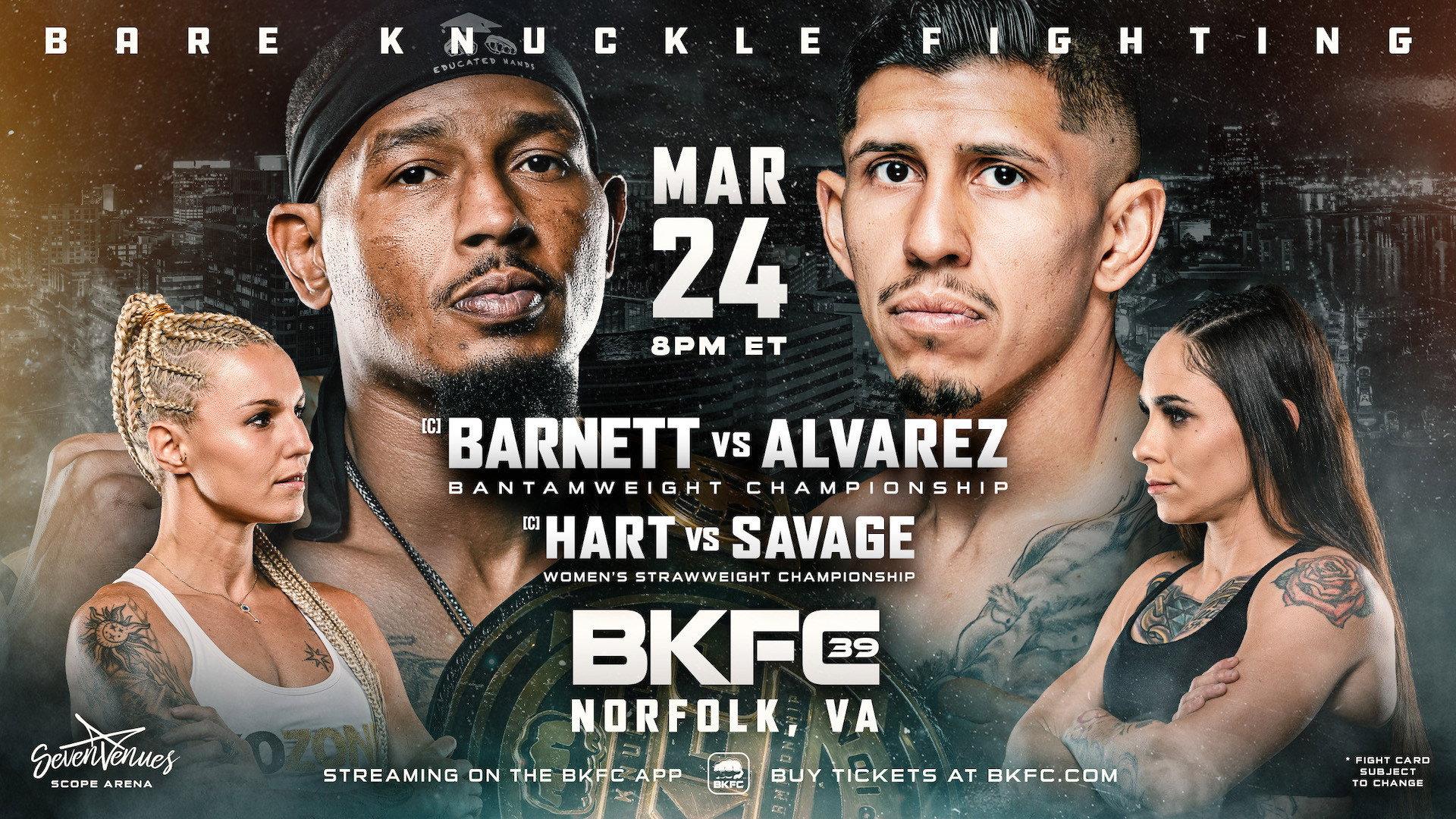 BKFC 39: Barnett vs. Alvarez 2023 movie scene