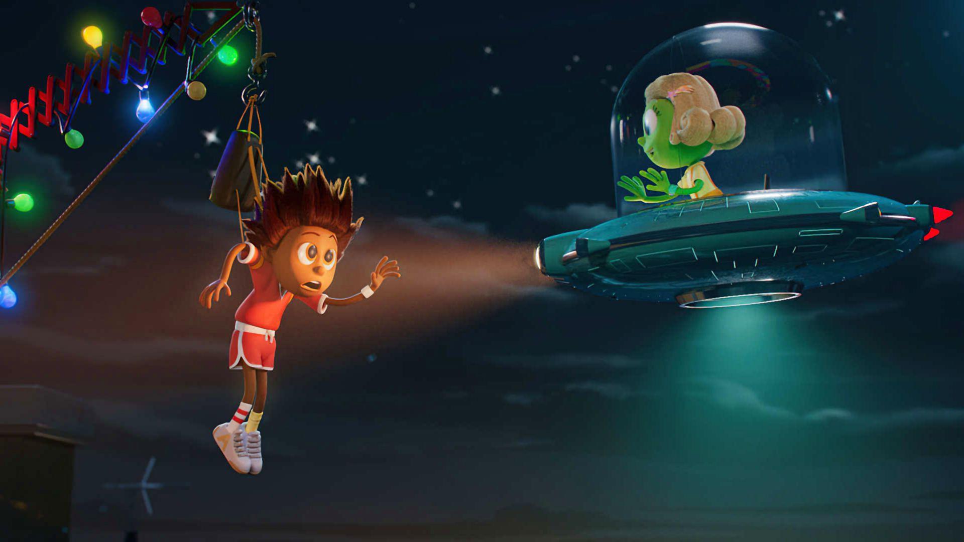 The Little Alien 2022 movie scene