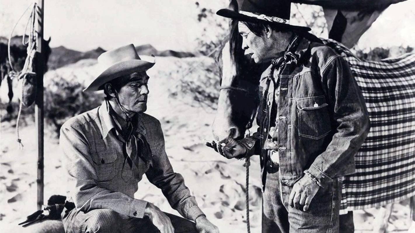 The Walking Hills 1949 movie scene