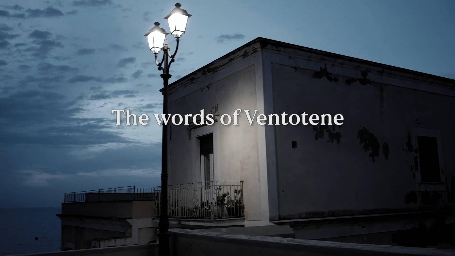 The words of Ventotene 2019 movie scene