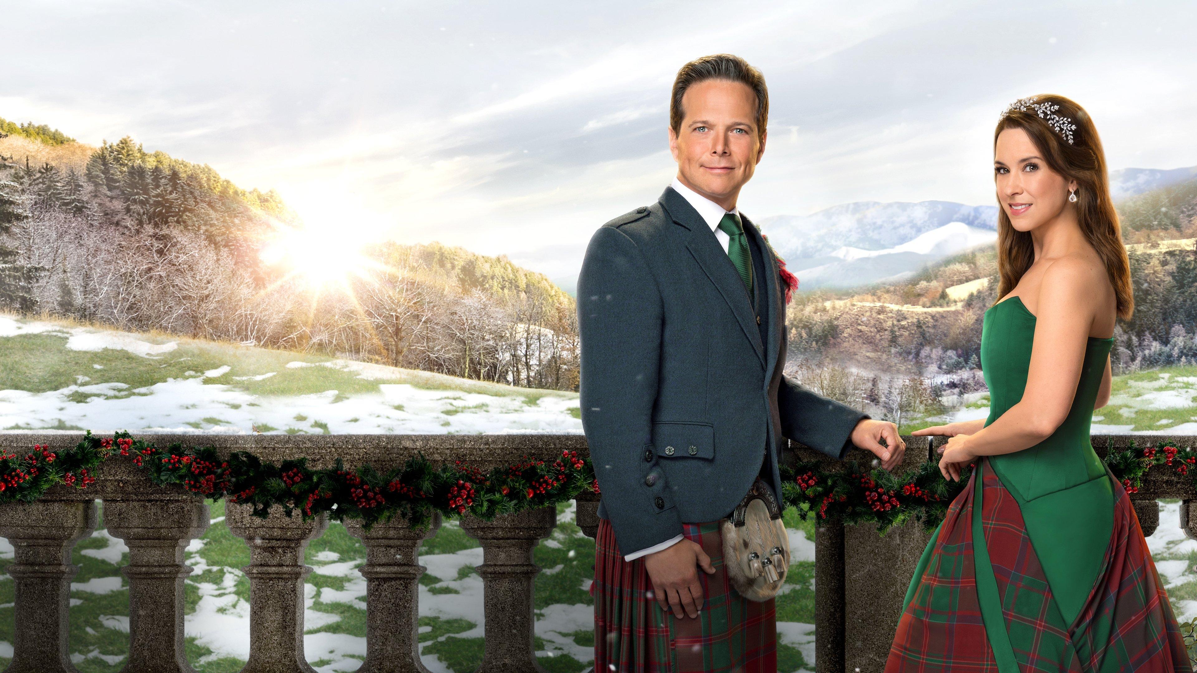 A Merry Scottish Christmas 2023 movie scene