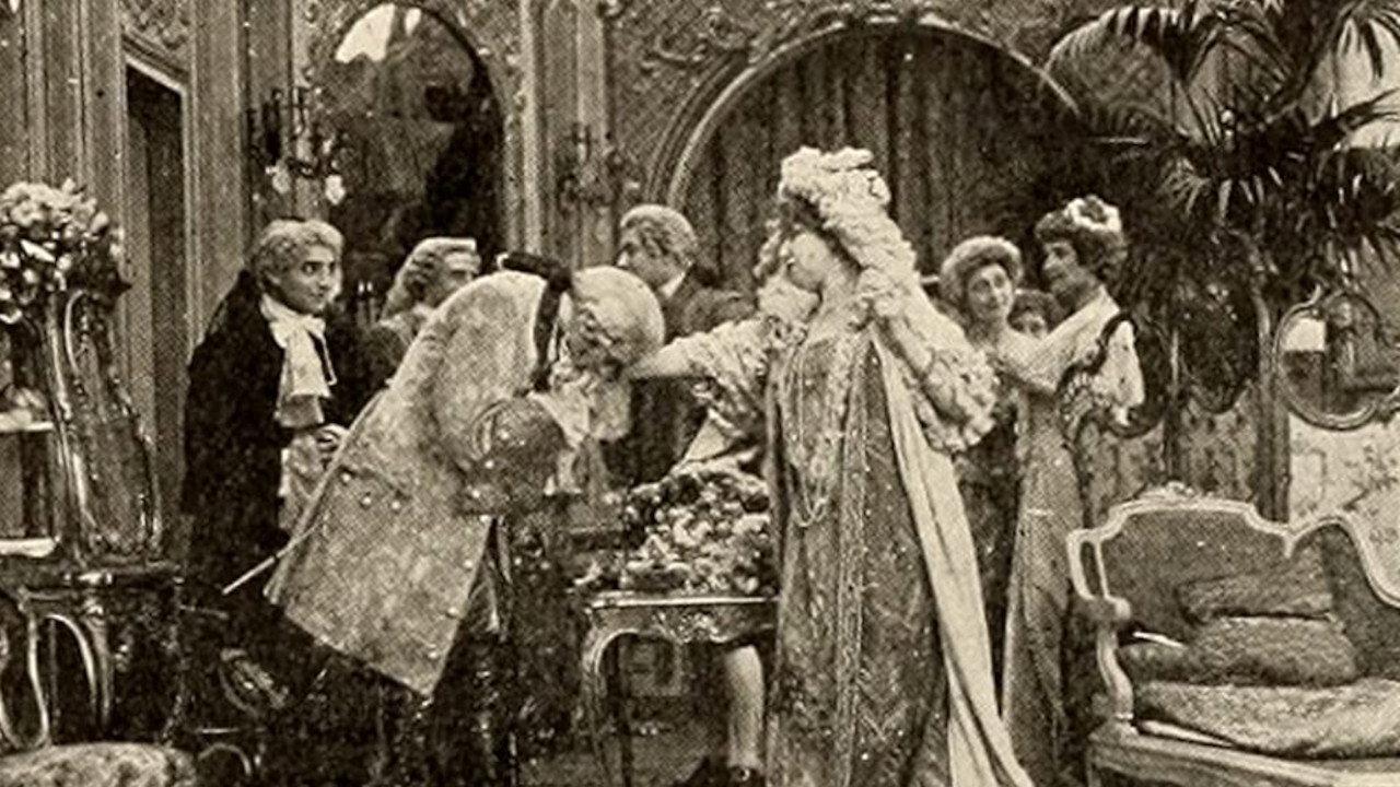 Adrienne Lecouvreur 1913 movie scene