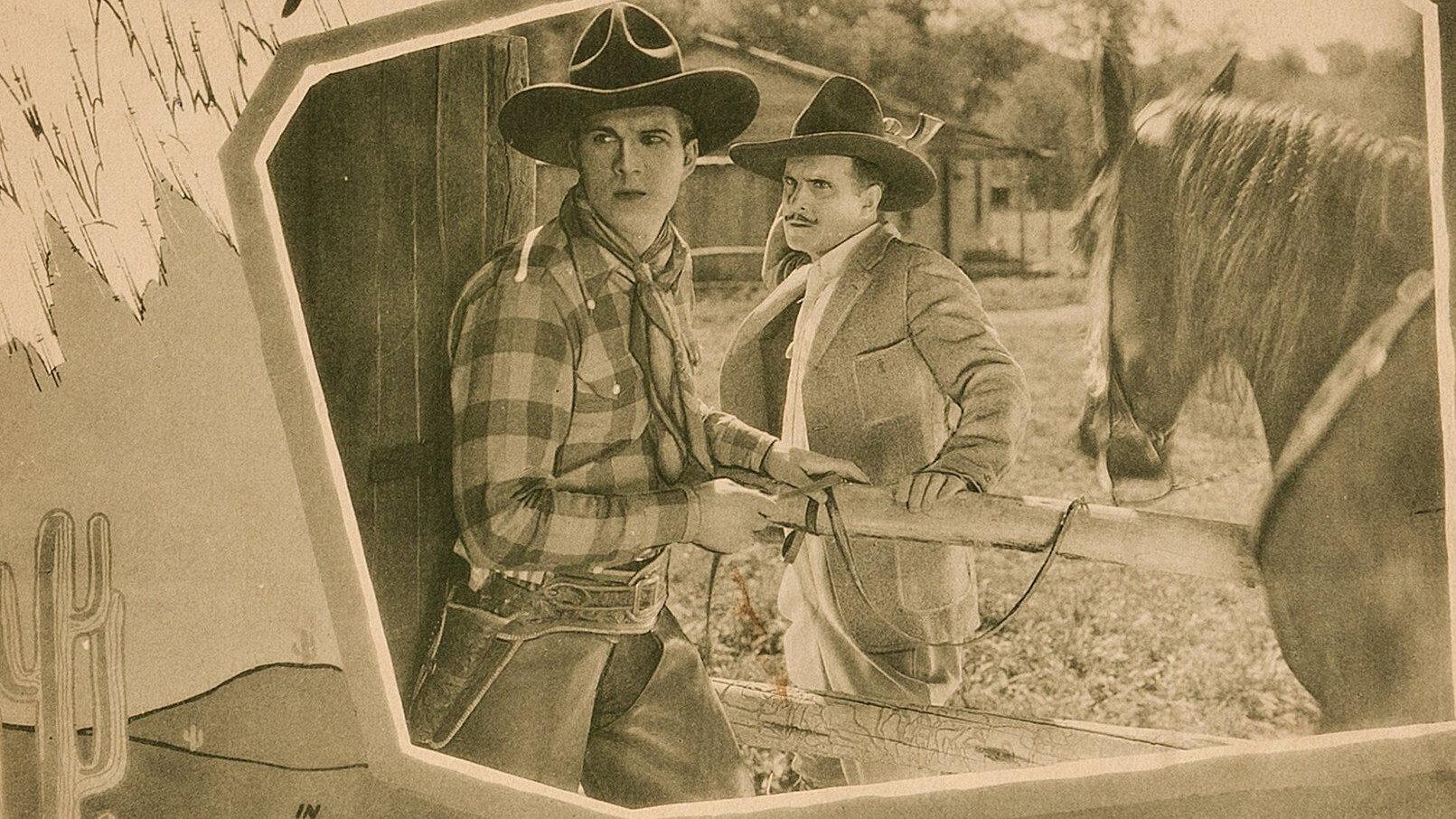 The Law of the Plains 1929 movie scene