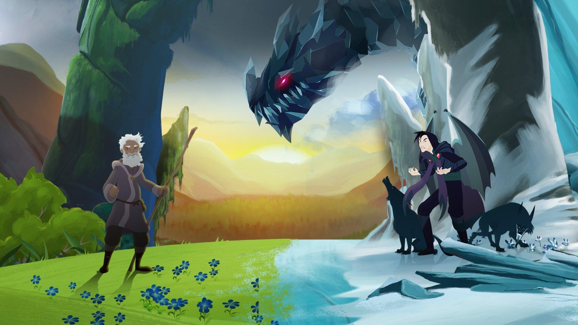 Ice Dragon: Legend of the Blue Daisies 2018 movie scene