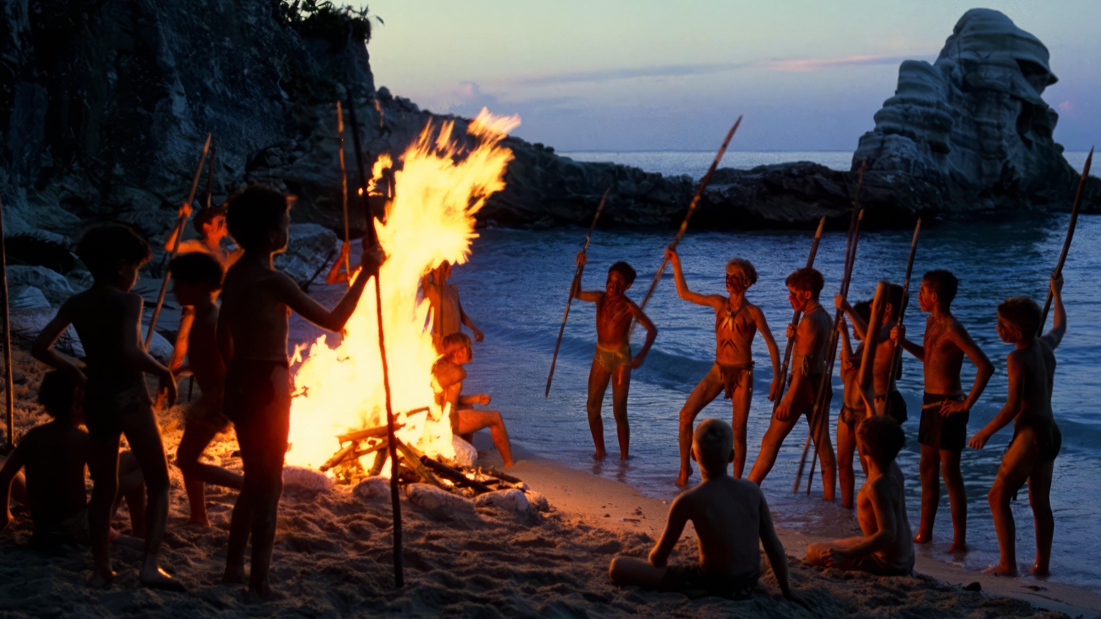 Lord of the Flies 1990 movie scene