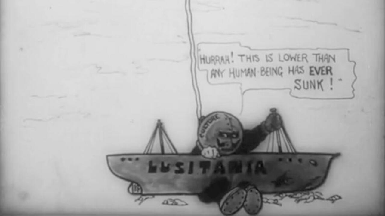 Studdy's War Cartoons 1915 movie scene