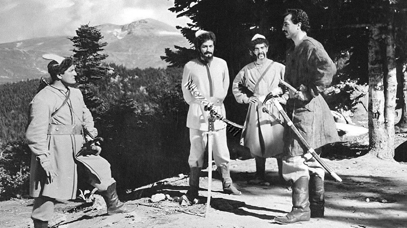 Red Plume - Genghis Khan 1952 movie scene