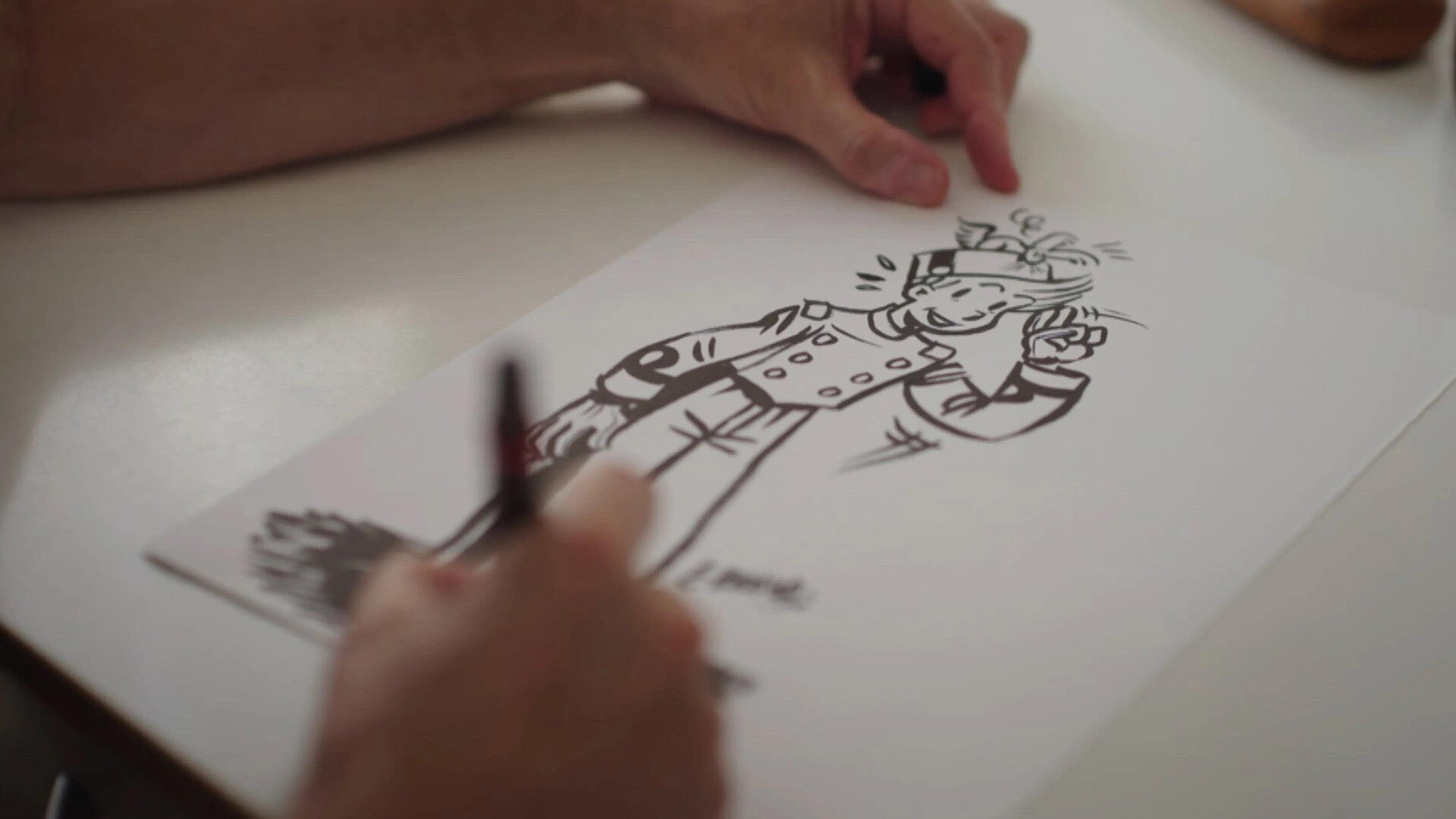 Spirou contre les nazis 2026 movie scene