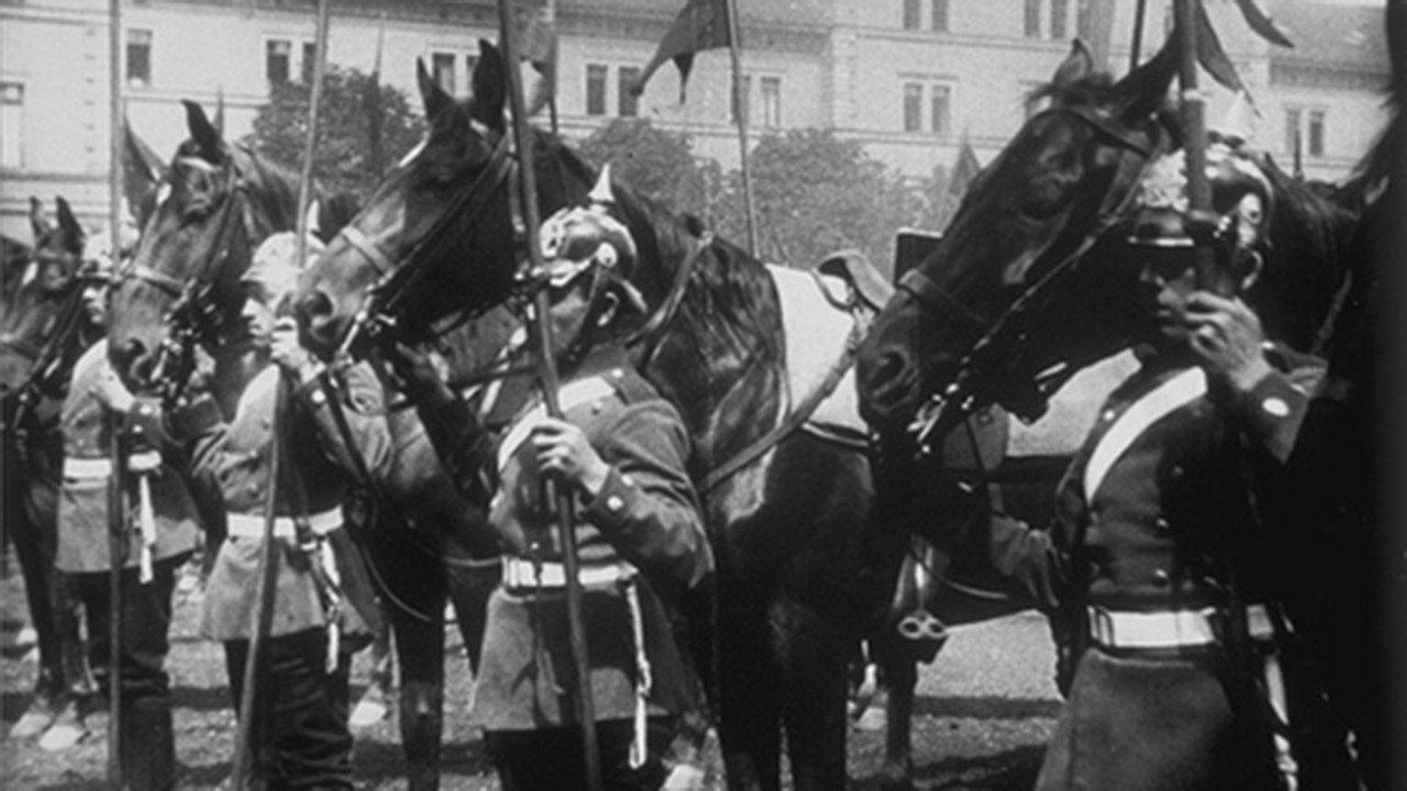 Stuttgart: 26th Dragoons. Dismount 1896 movie scene
