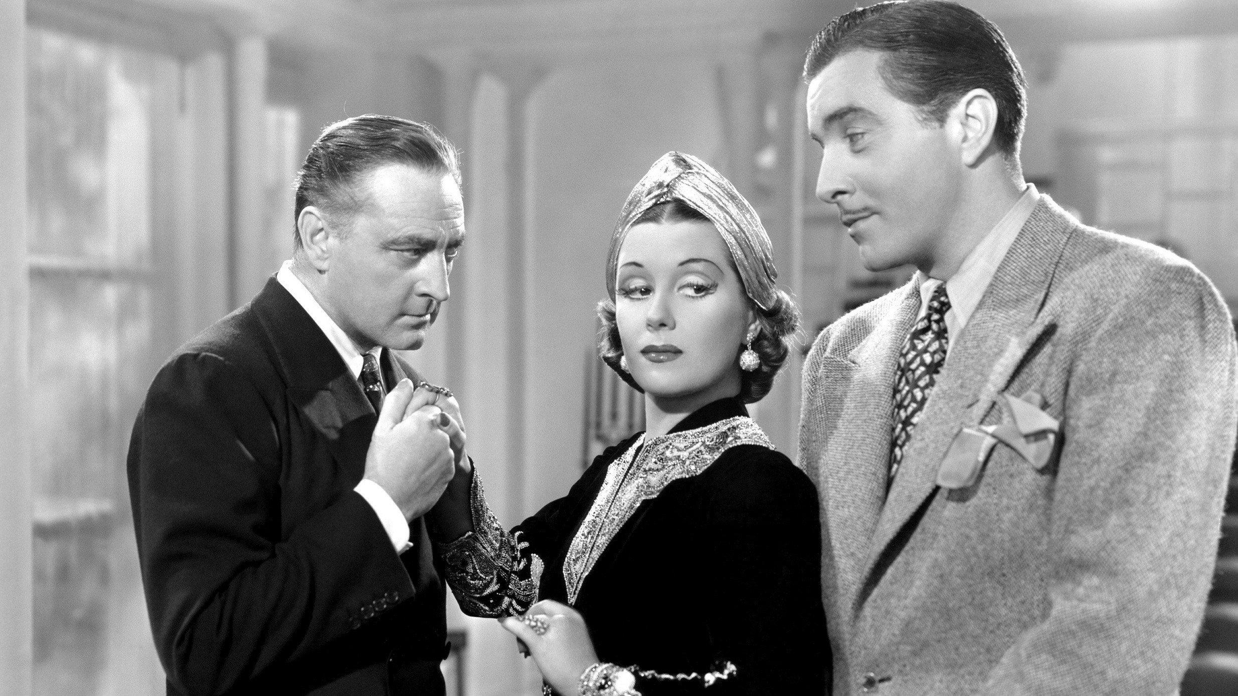 Romance in the Dark 1938 movie scene