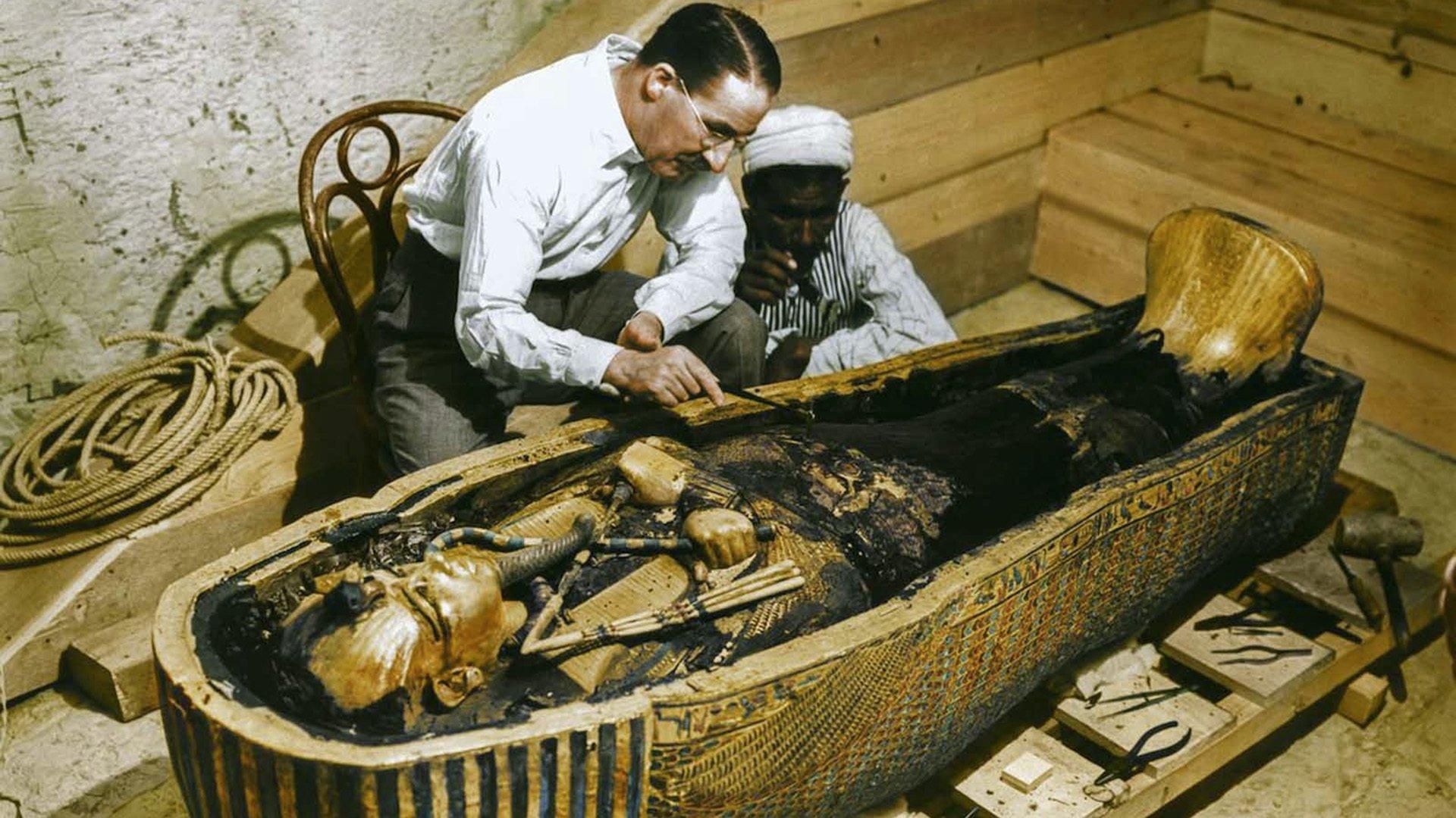 Tutankhamun In Colour 2020 movie scene