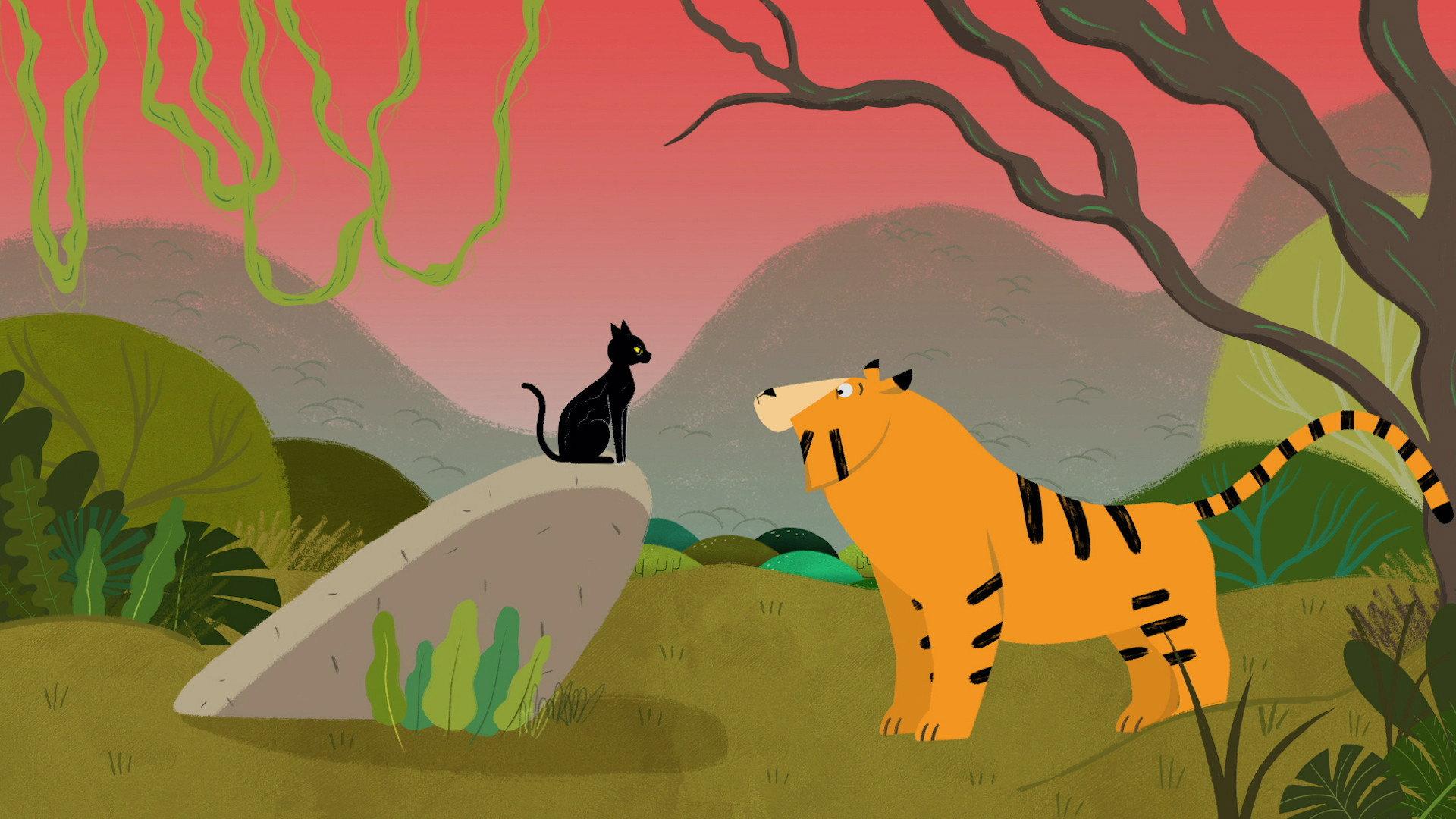 The Tiger and his Master 2020 movie scene