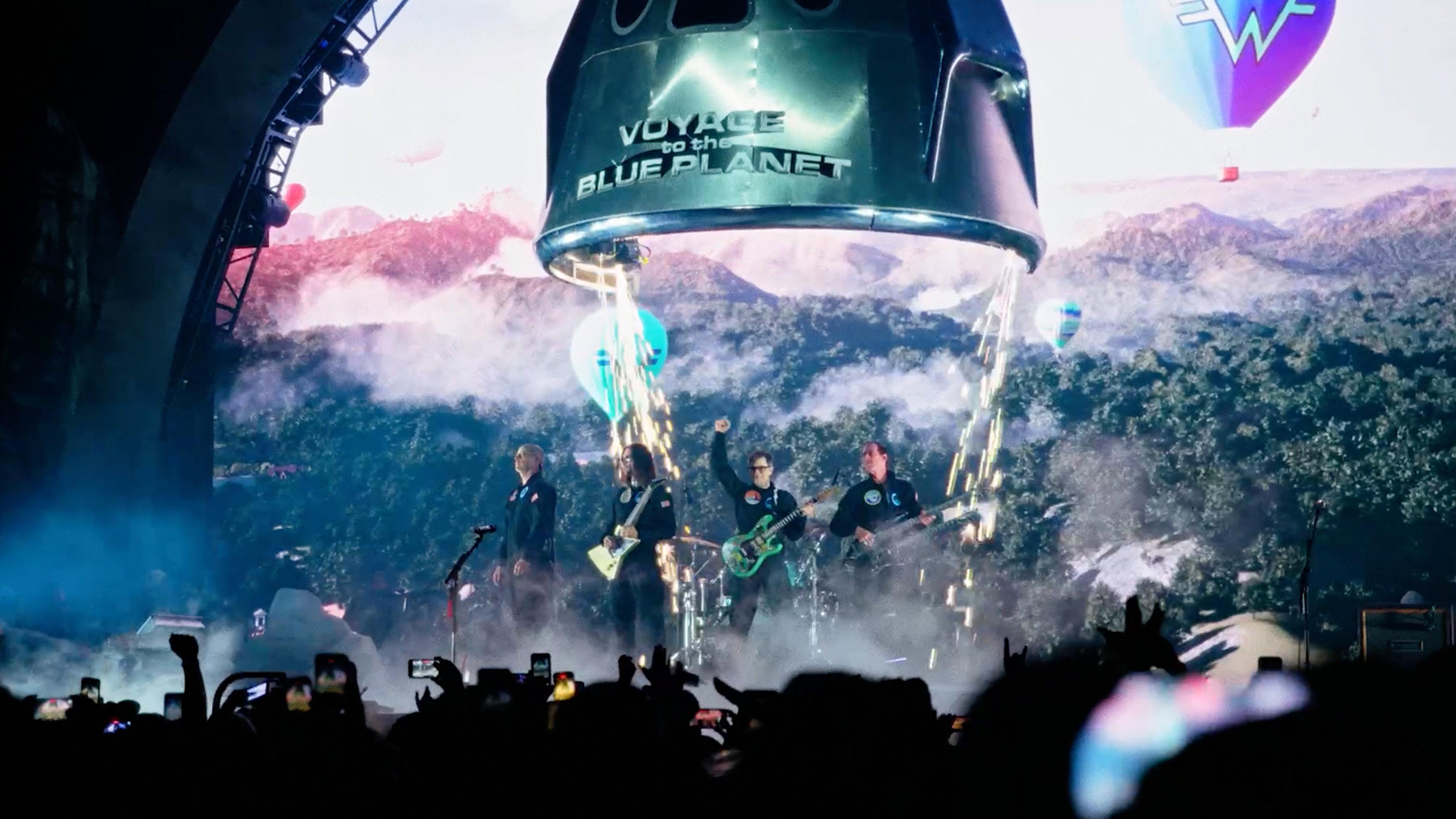 Weezer's Voyage to the Blue Planet: The Concert Film 2024 movie scene