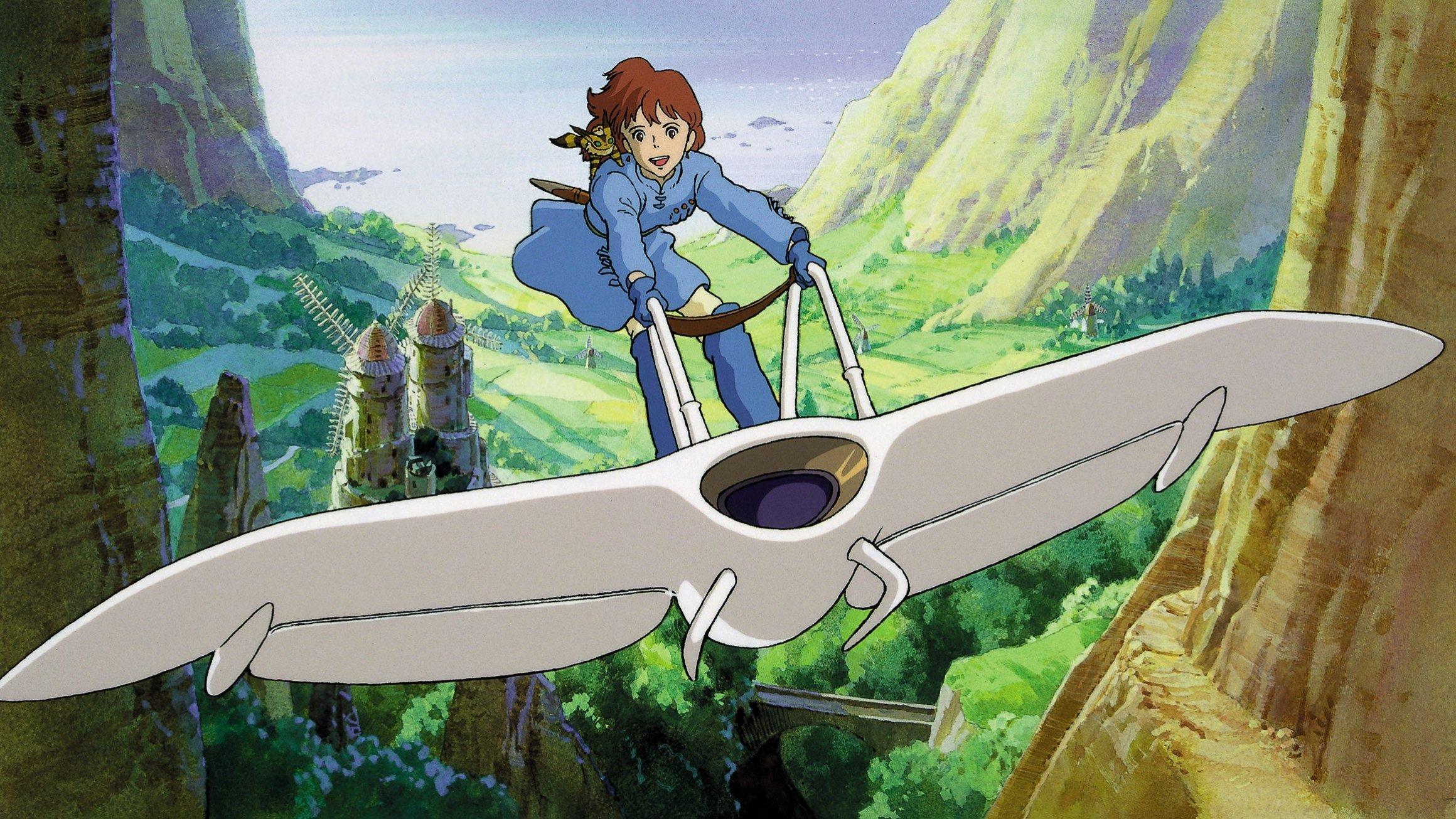 Nausicaä of the Valley of the Wind 1984 movie scene