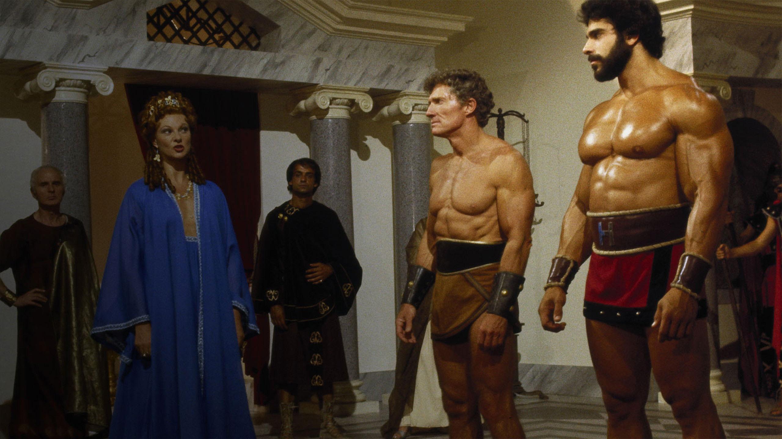 The Seven Magnificent Gladiators 1983 movie scene