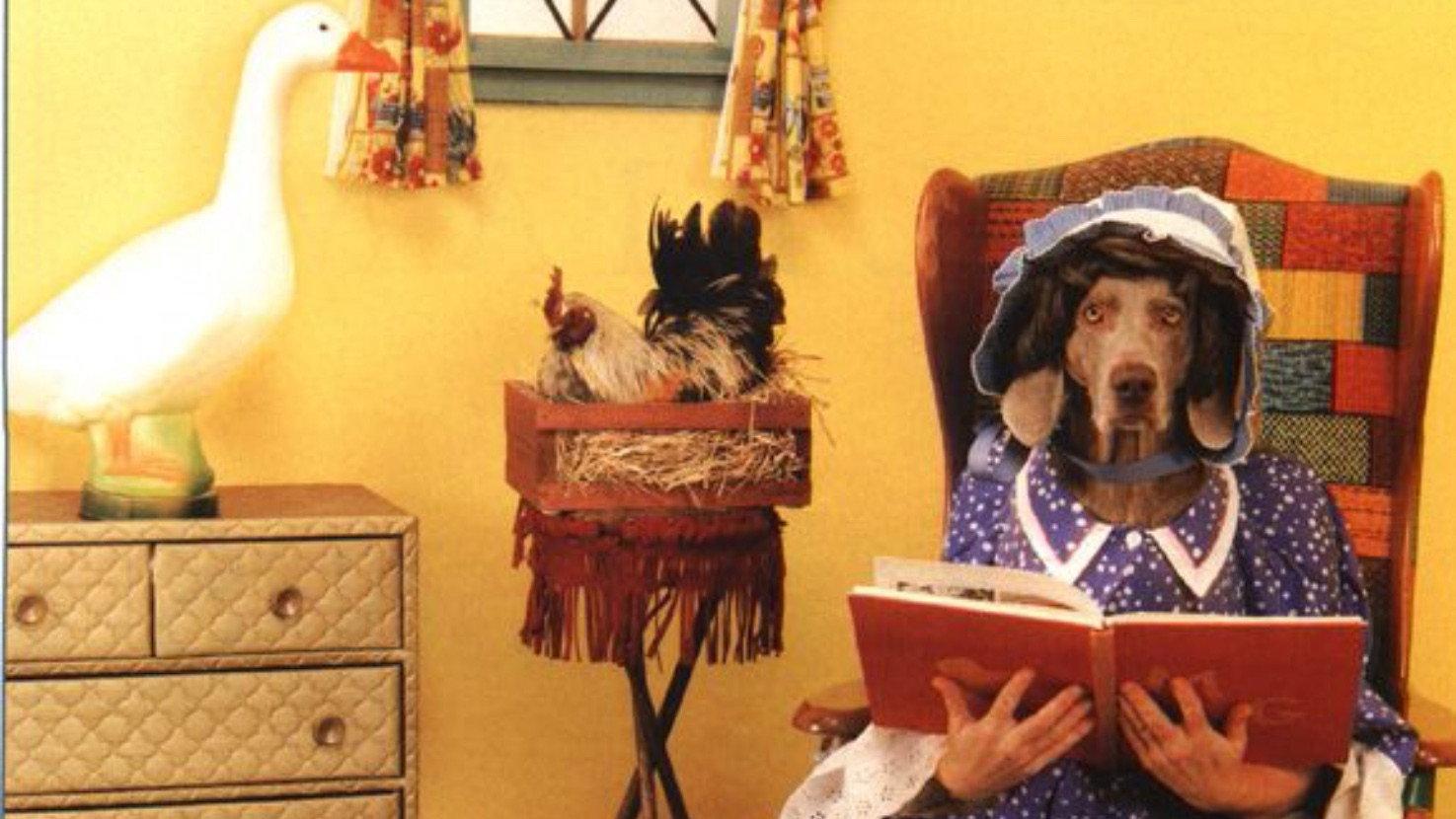 William Wegman's Mother Goose 1997 movie scene