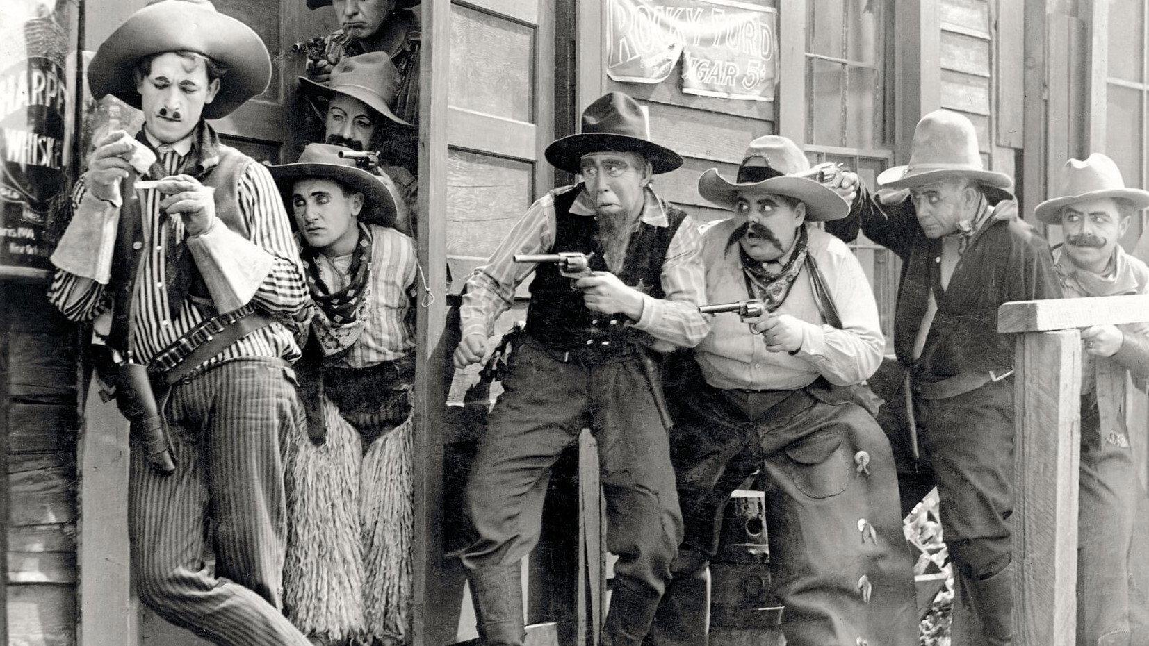 Luke Rides Roughshod 1916 movie scene
