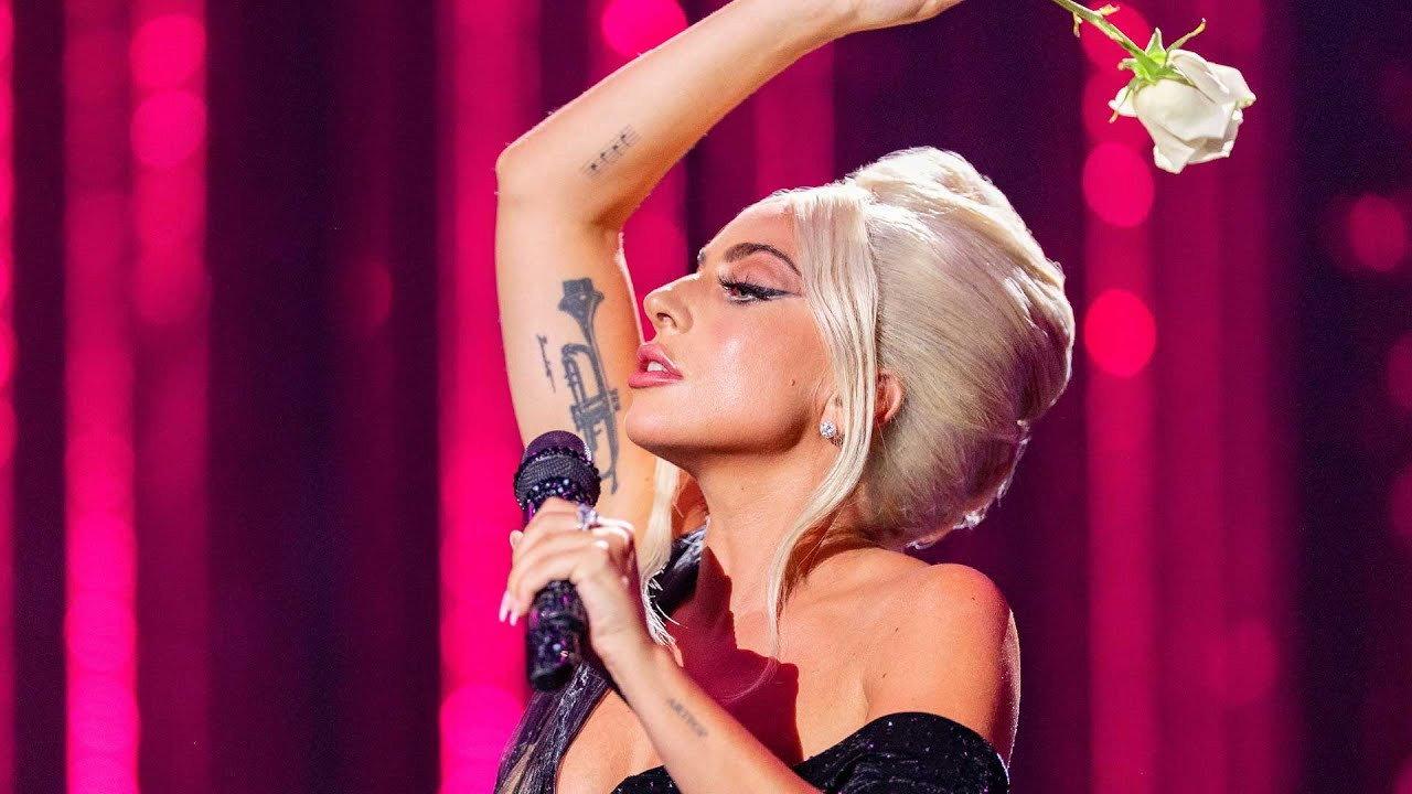 Lady Gaga Celebrates Love for Sale 2021 movie scene