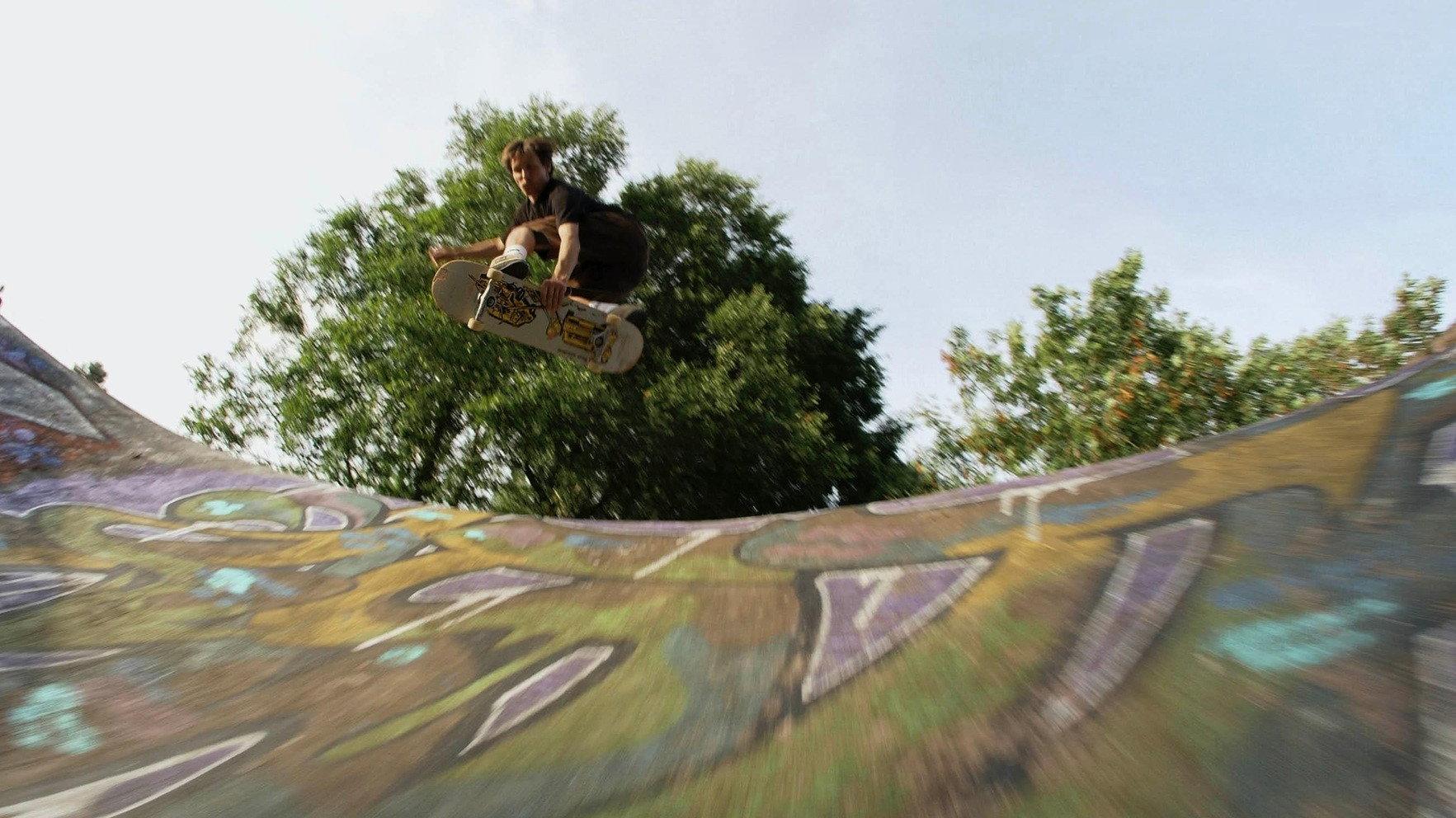 Automobilen: The Forgotten Skateboarding Monument 2024 movie scene
