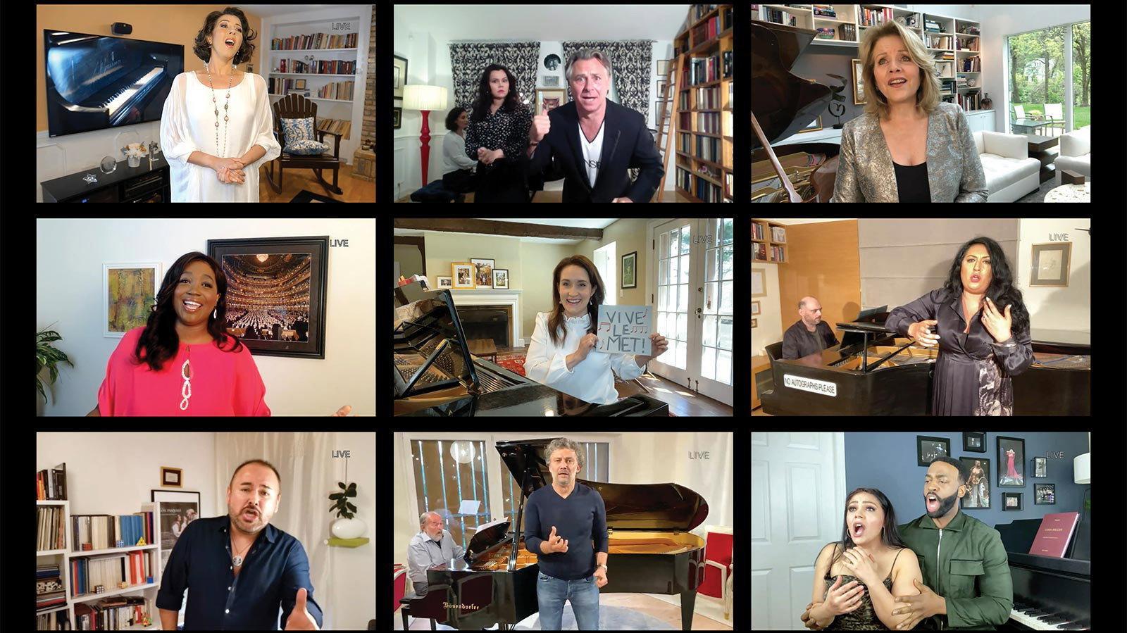 Metropolitan Opera At Home Gala 2020 movie scene