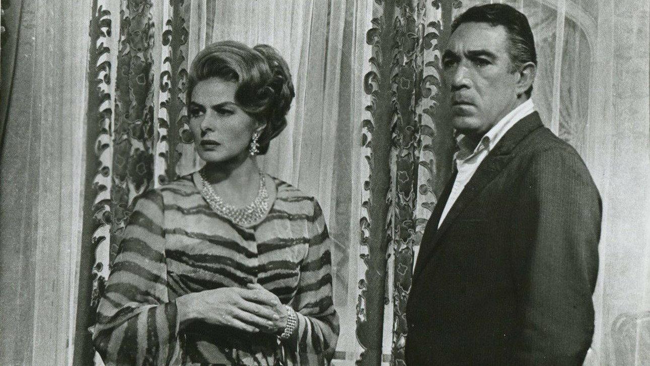 The Visit 1964 movie scene