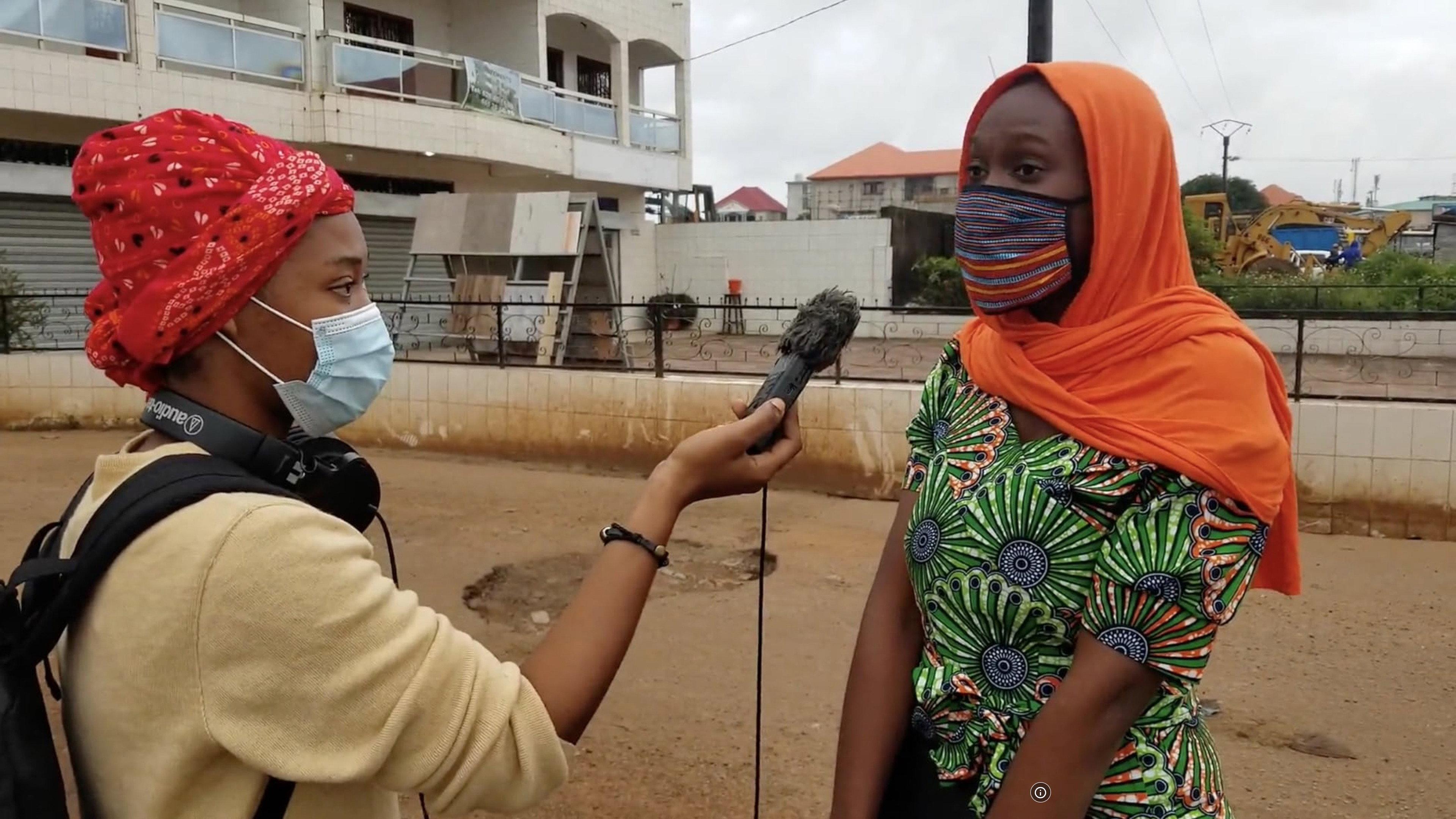 Covid-19 response in Africa 2020 movie scene