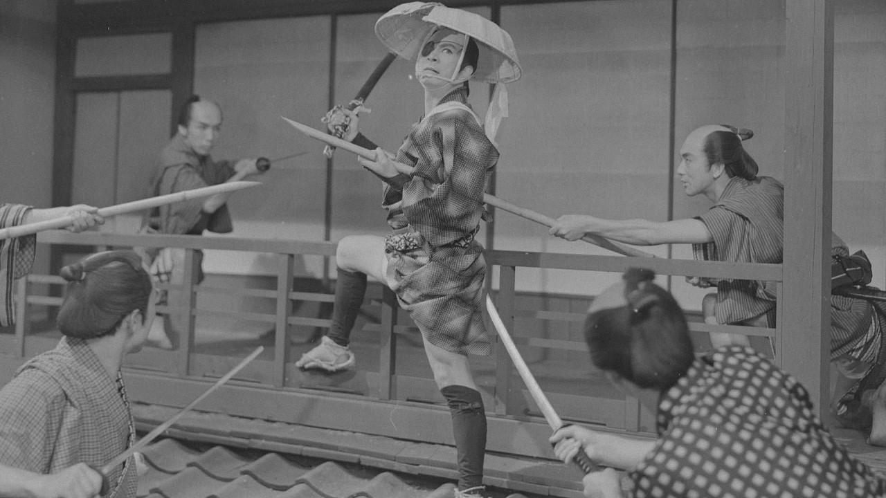 Ishimatsu - The One-Eyed Swordsman 1957 movie scene