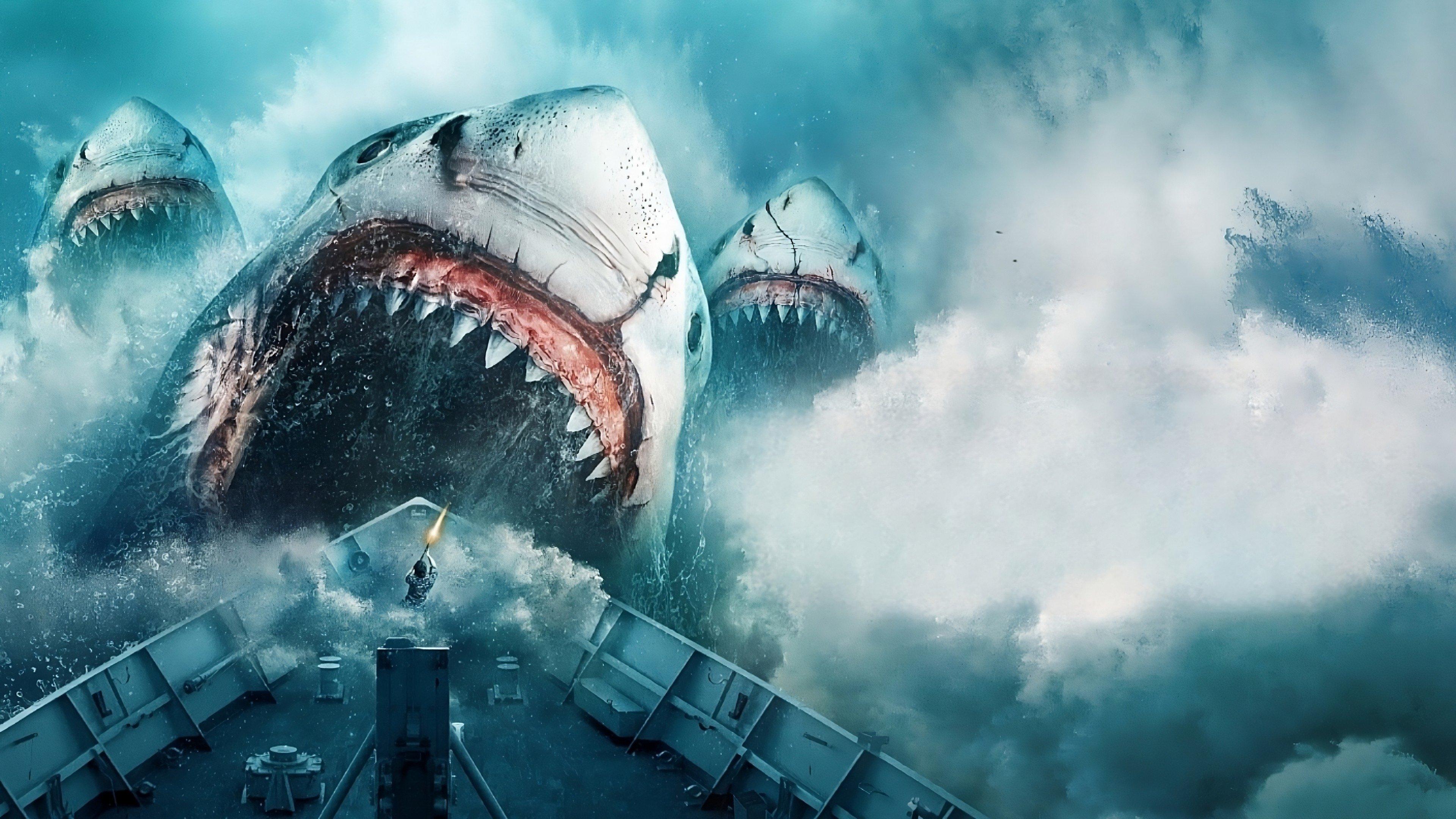 Megalodon: The Frenzy 2023 movie scene
