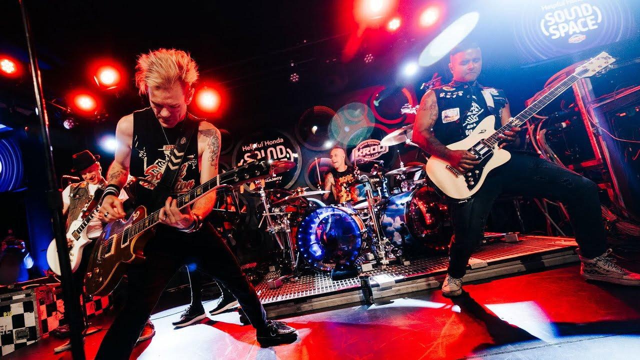 Sum 41 live in the Helpful Honda Sound Space at KROQ, Los Angeles, CA, USA 2024 movie scene