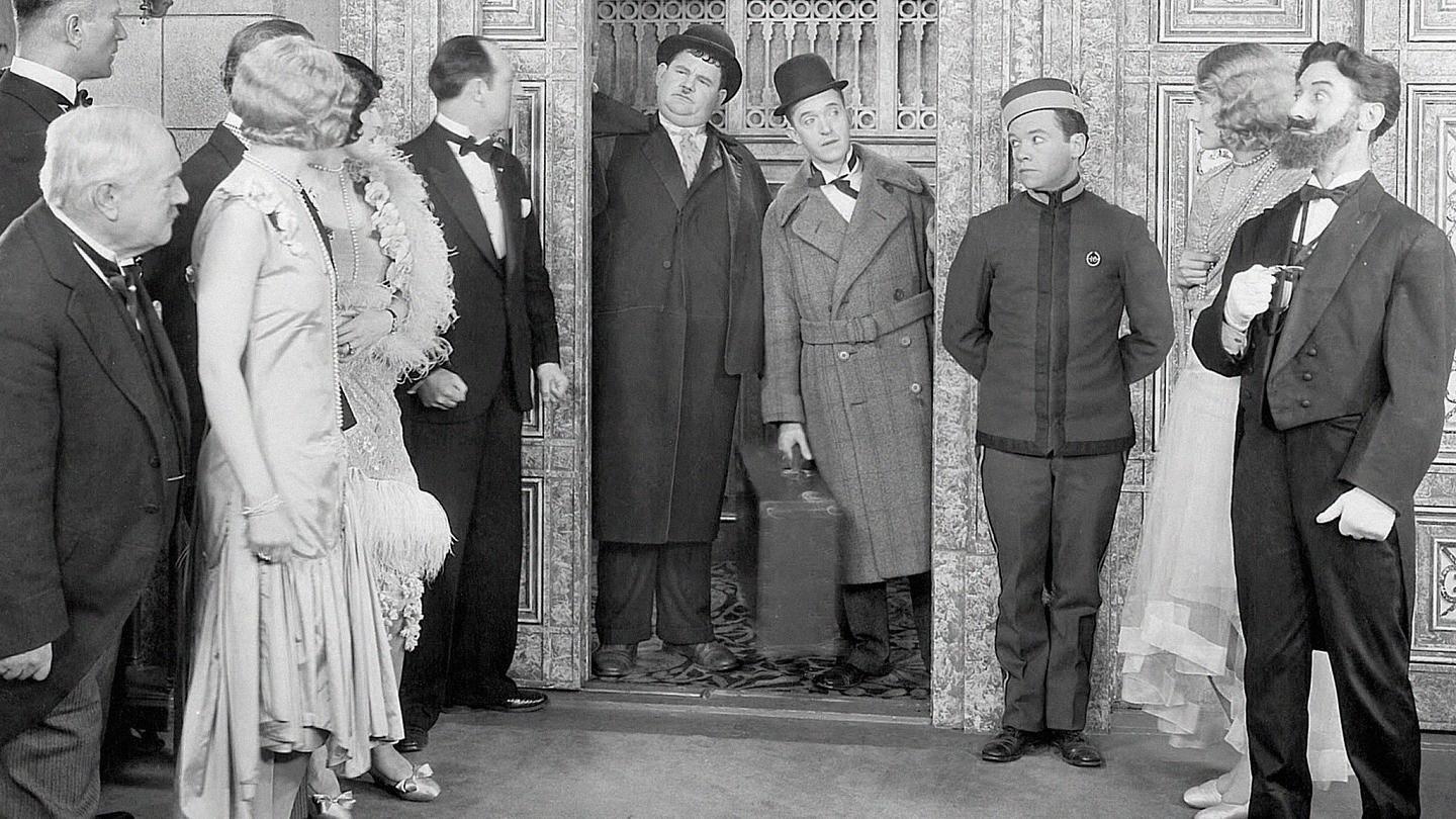 Double Whoopee 1929 movie scene