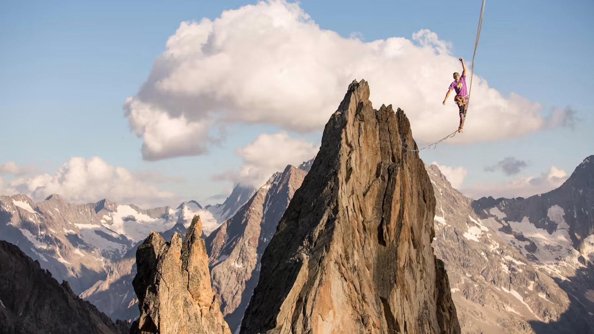 Dibona, The Alpine highline project 2017 movie scene