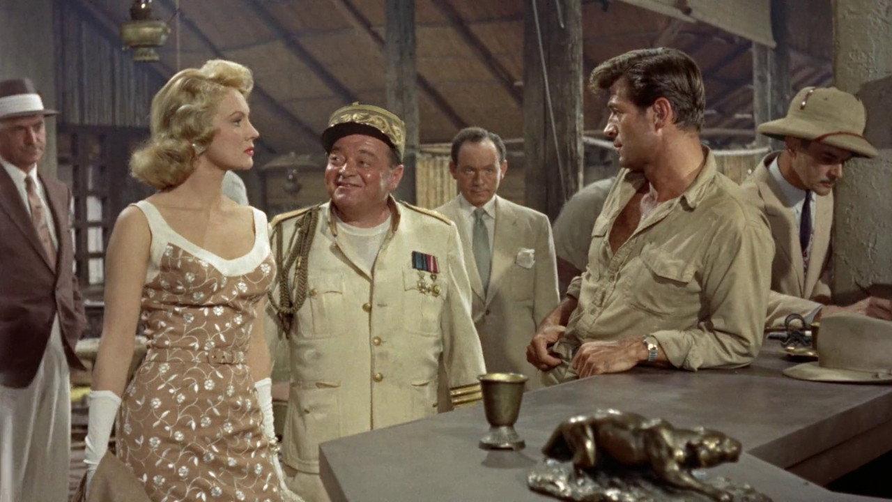 Congo Crossing 1956 movie scene