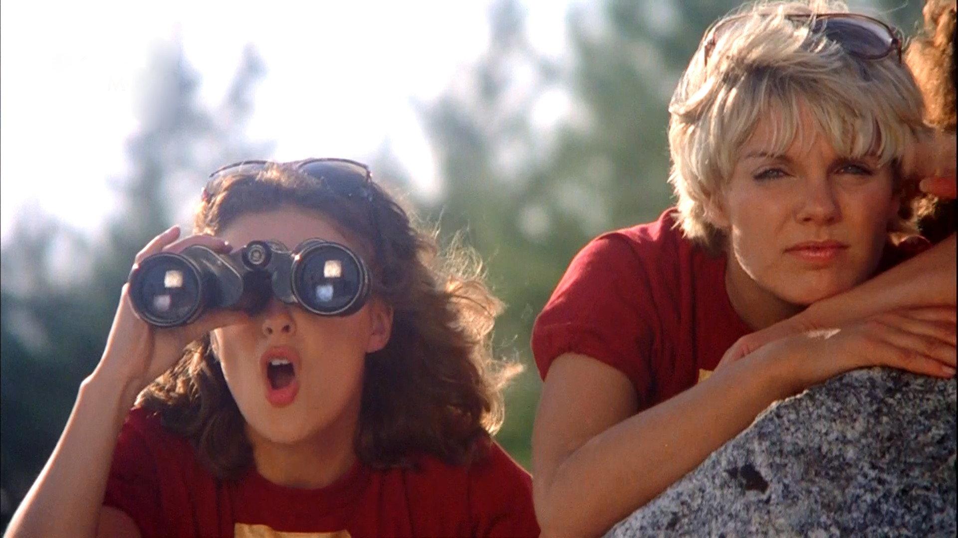 Cheerleaders Beach Party 1978 movie scene