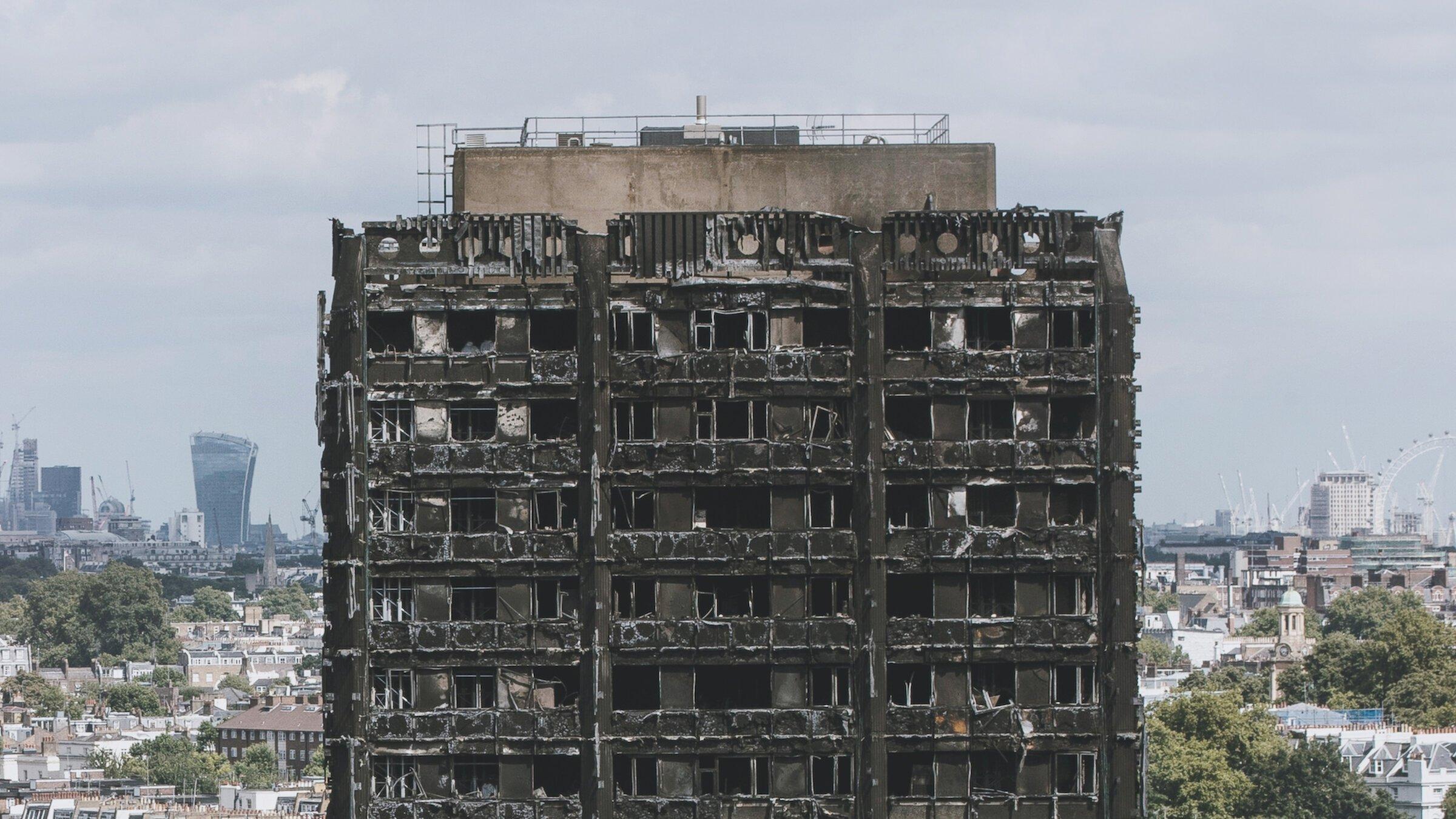 Grenfell: Uncovered 2025 movie scene
