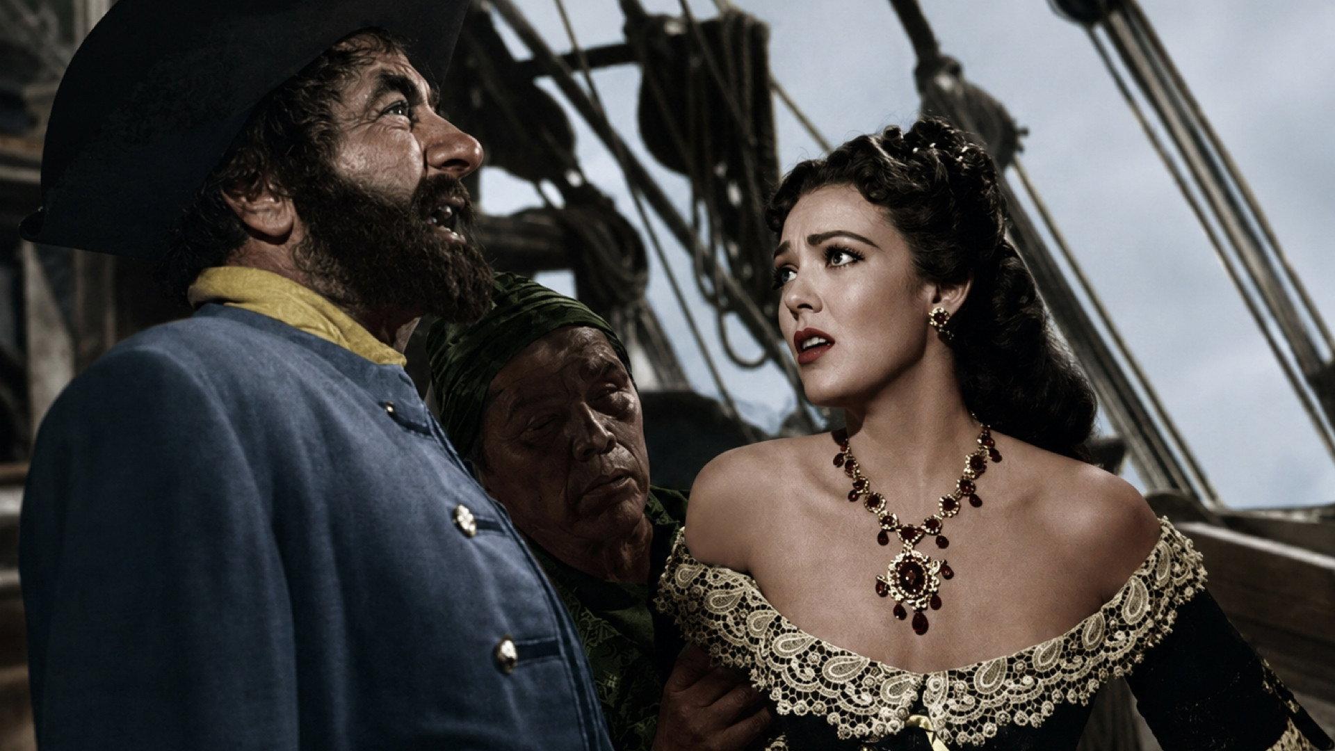 Blackbeard, the Pirate 1952 movie scene