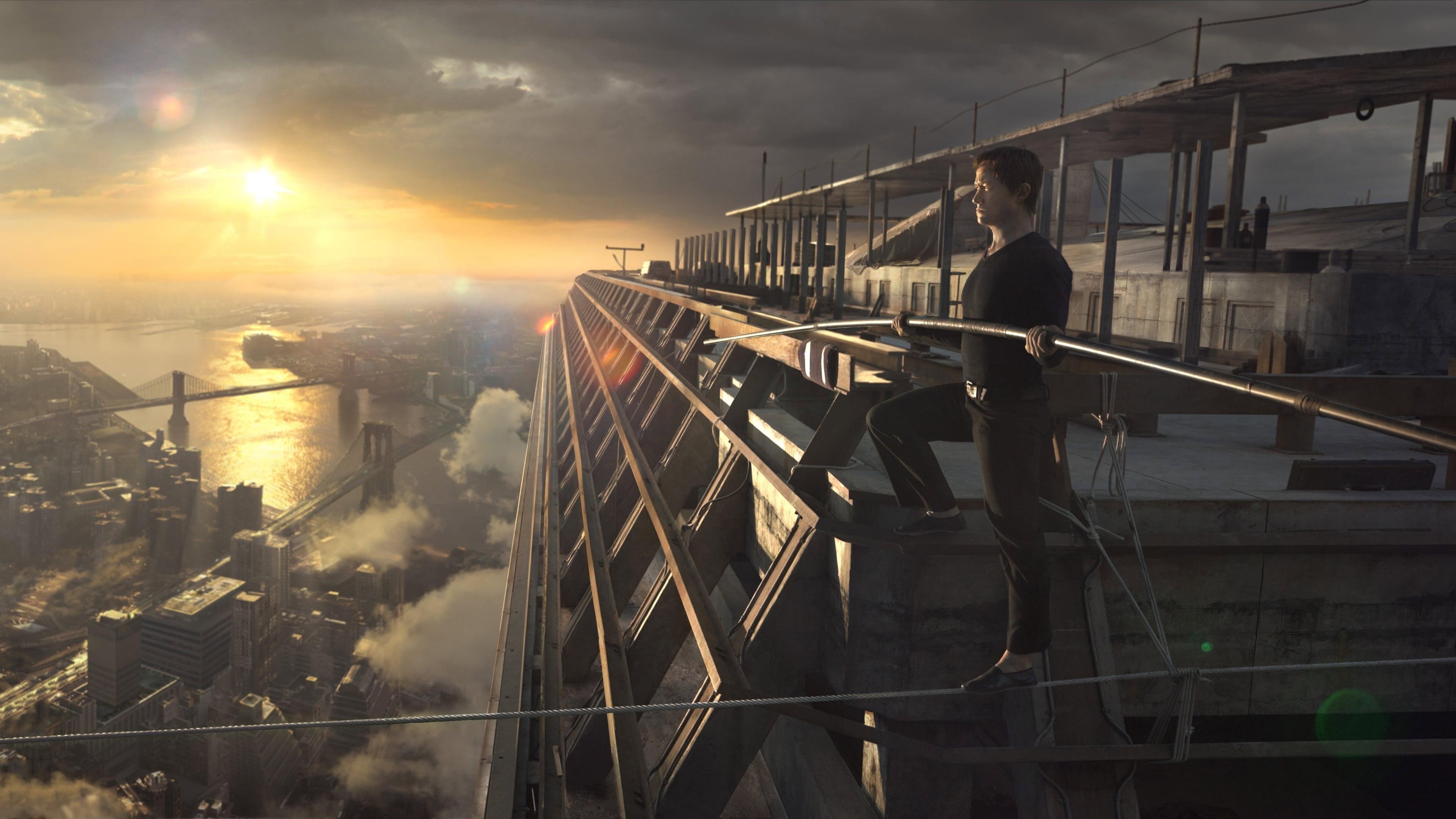 The Walk 2015 movie scene