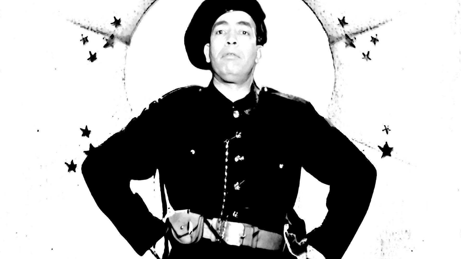 Ismail Yassine in the Police 1956 movie scene