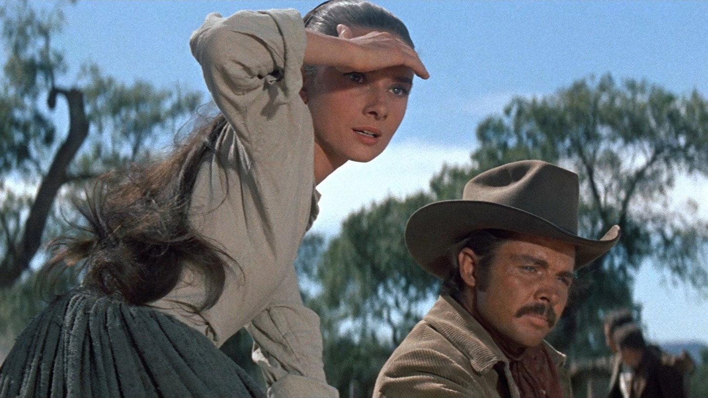 The Unforgiven 1960 movie scene