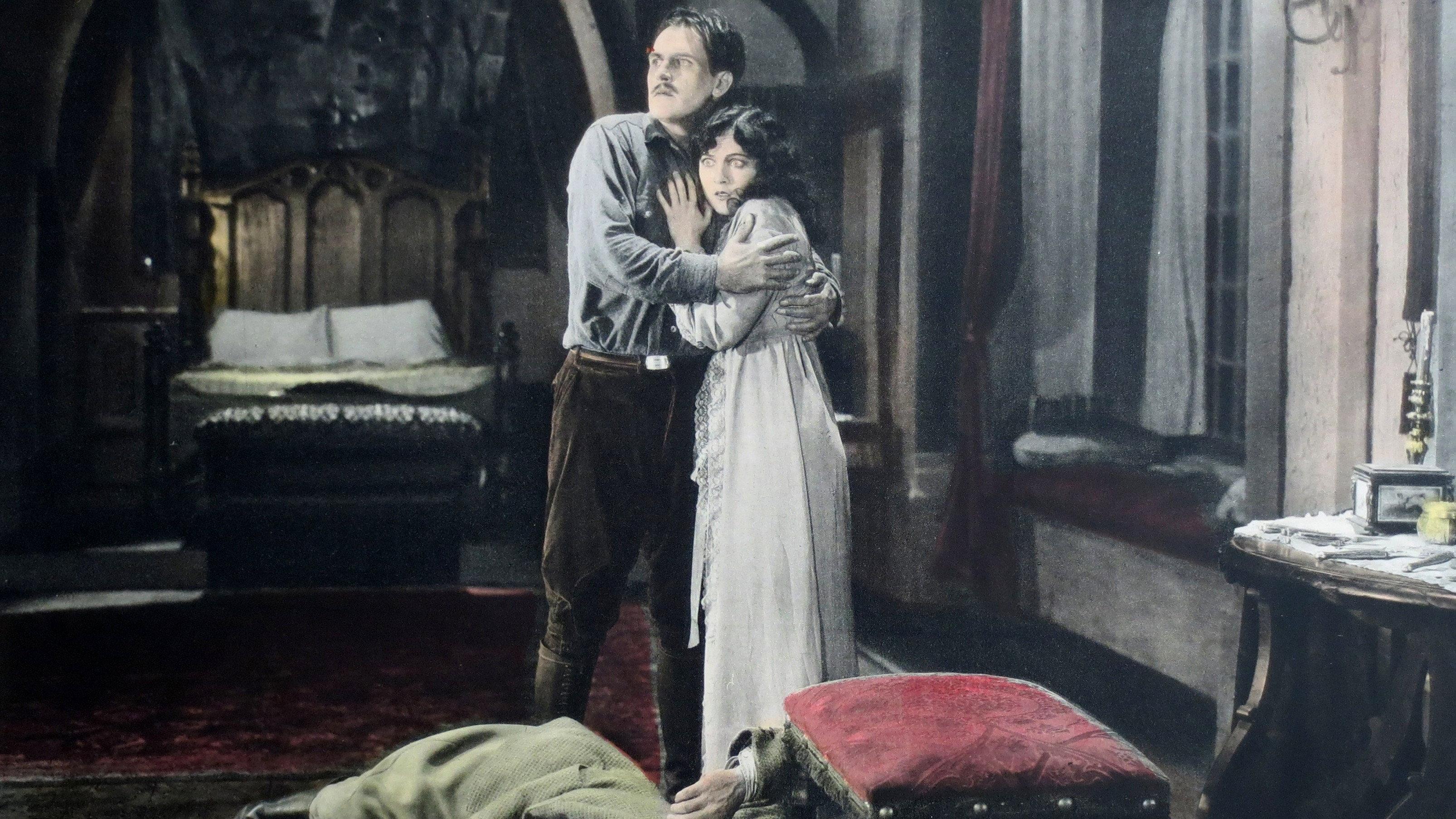 When the Door Opened 1925 movie scene