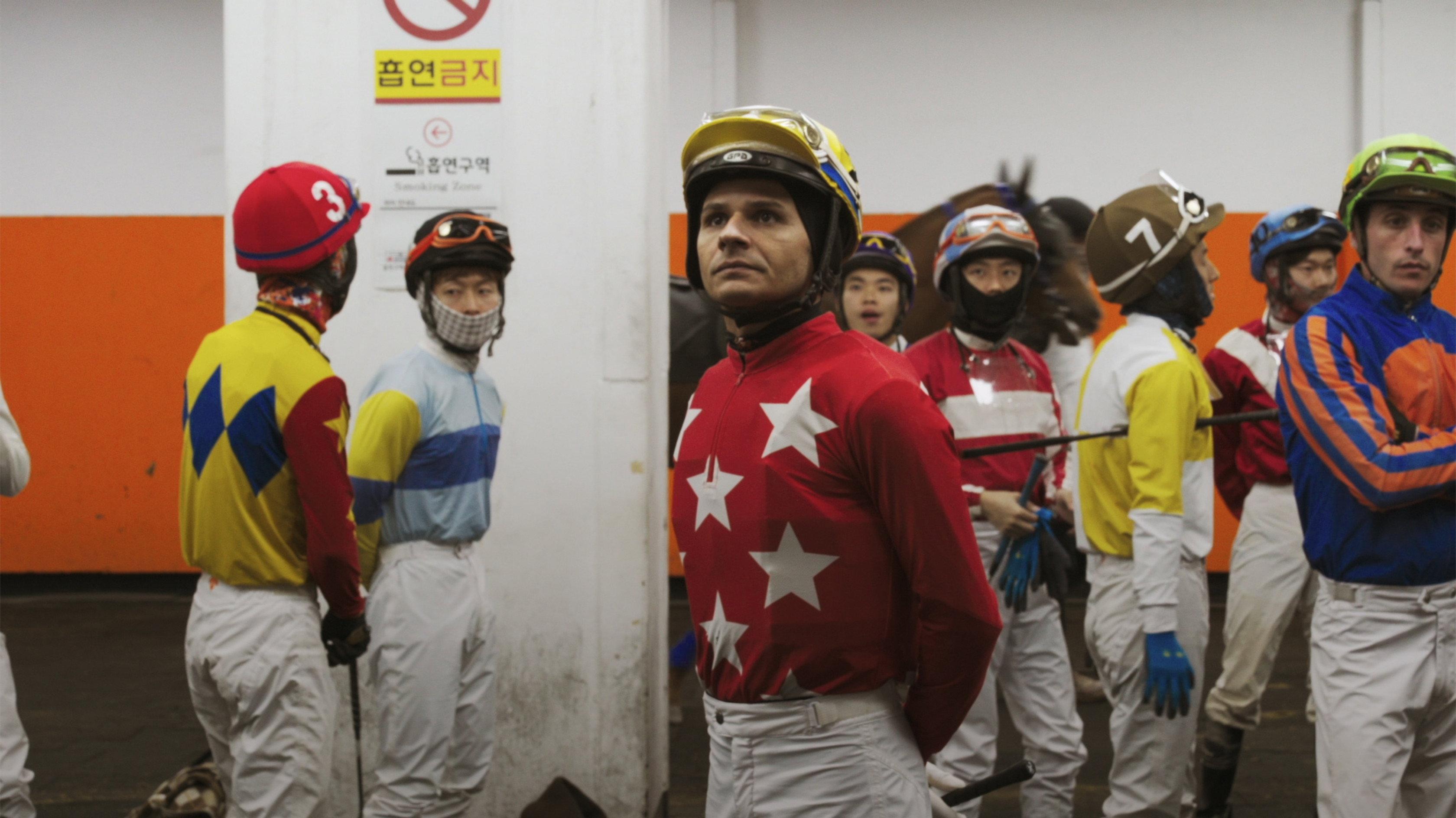 Smiling Jockey 2022 movie scene