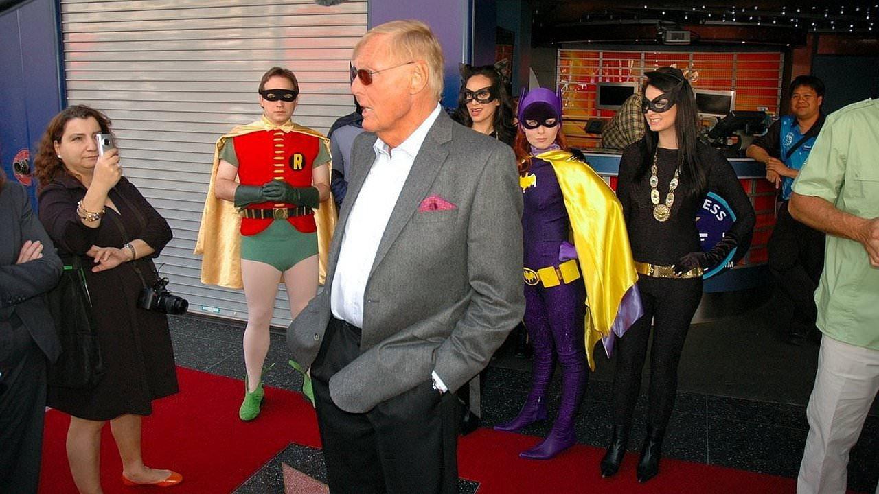 Starring Adam West 2013 movie scene