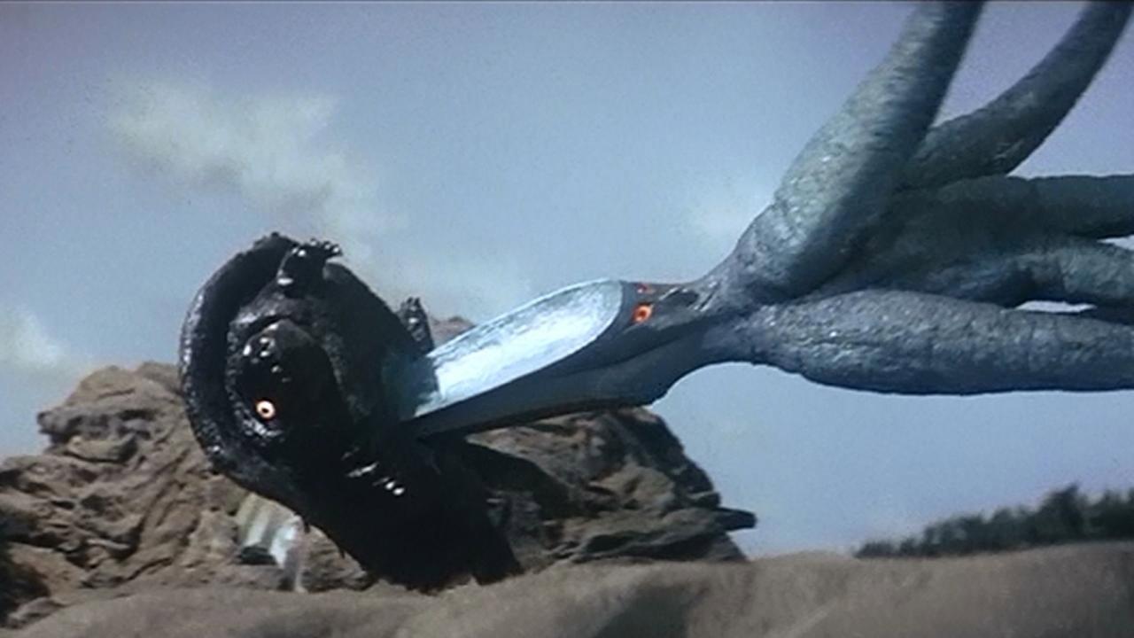 Gamera vs. Viras 1968 movie scene